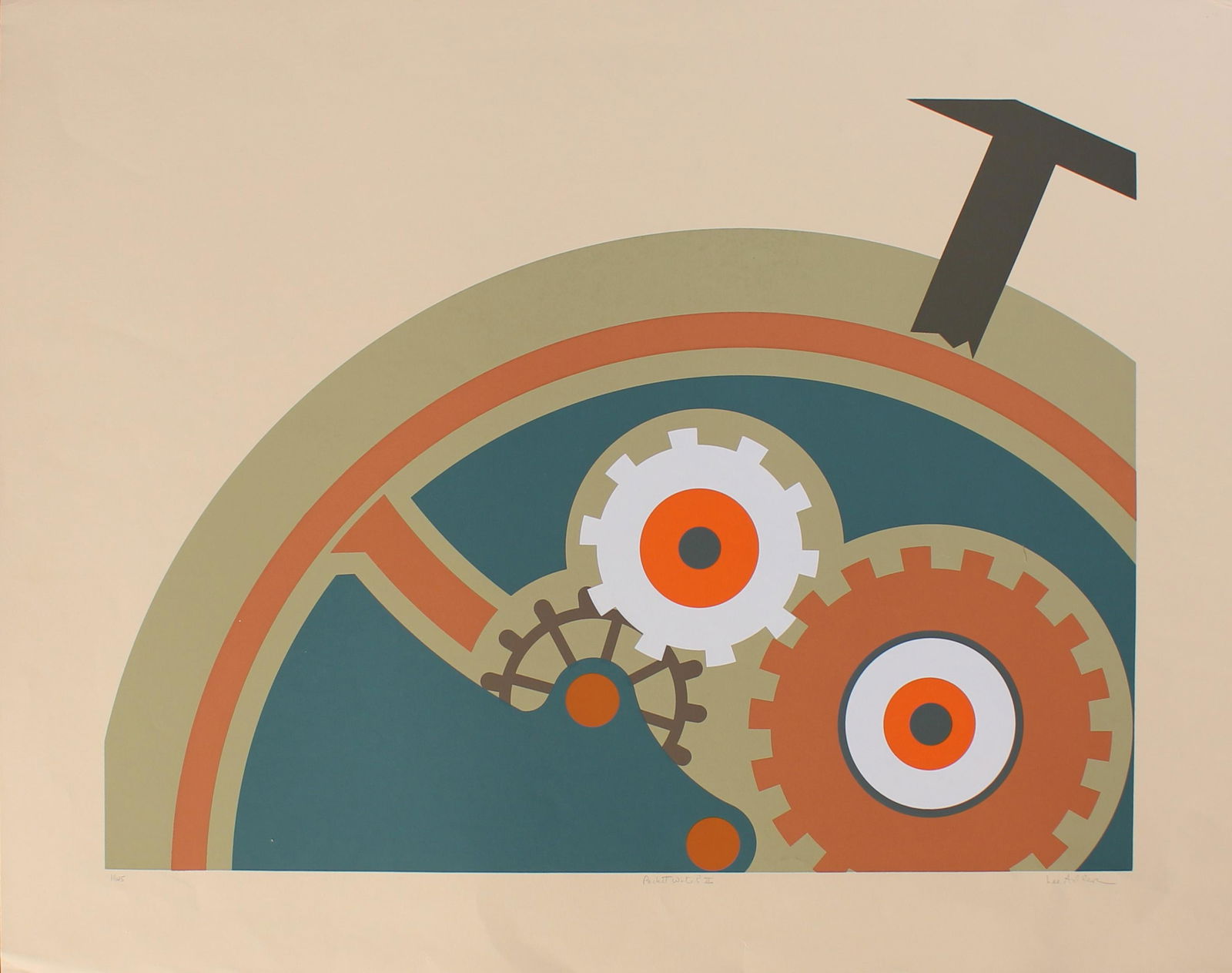 Vintage Lee Adler Serigraph Print (1 of 3)