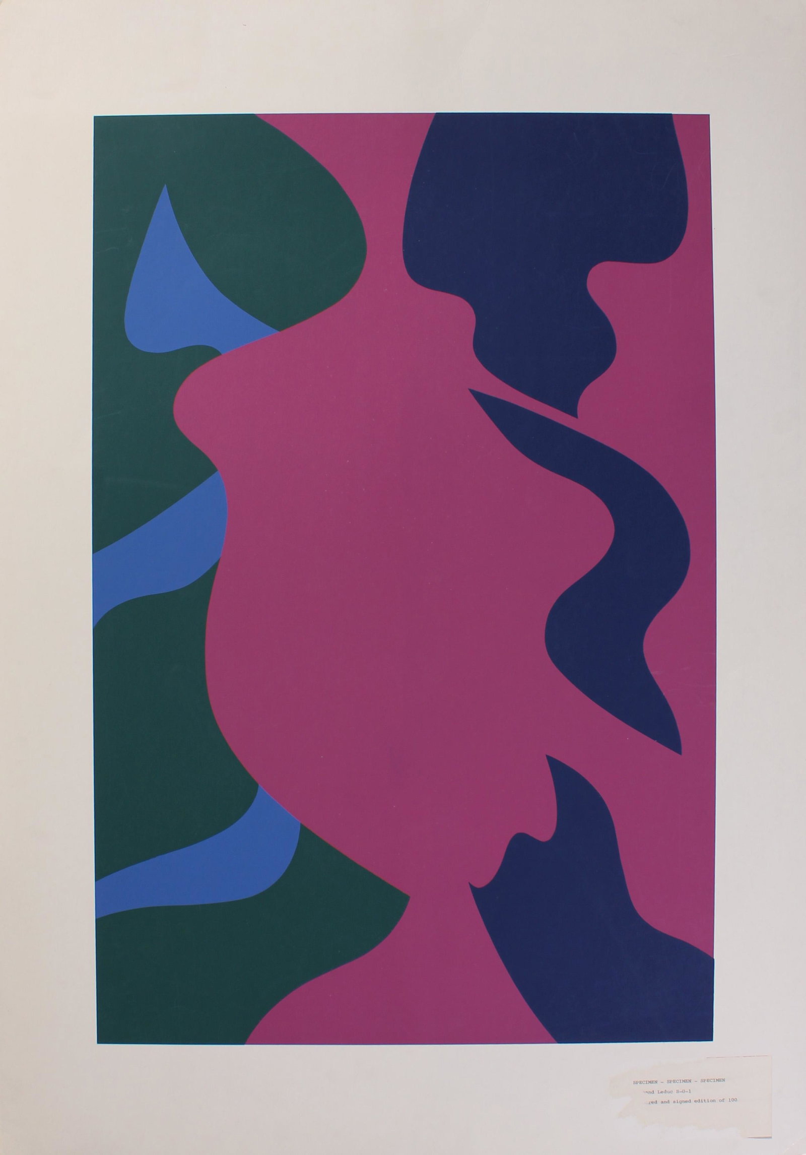 Vintage Fernand Leduc Print: Fernand Leduc Size: 38"H X 26.75"W