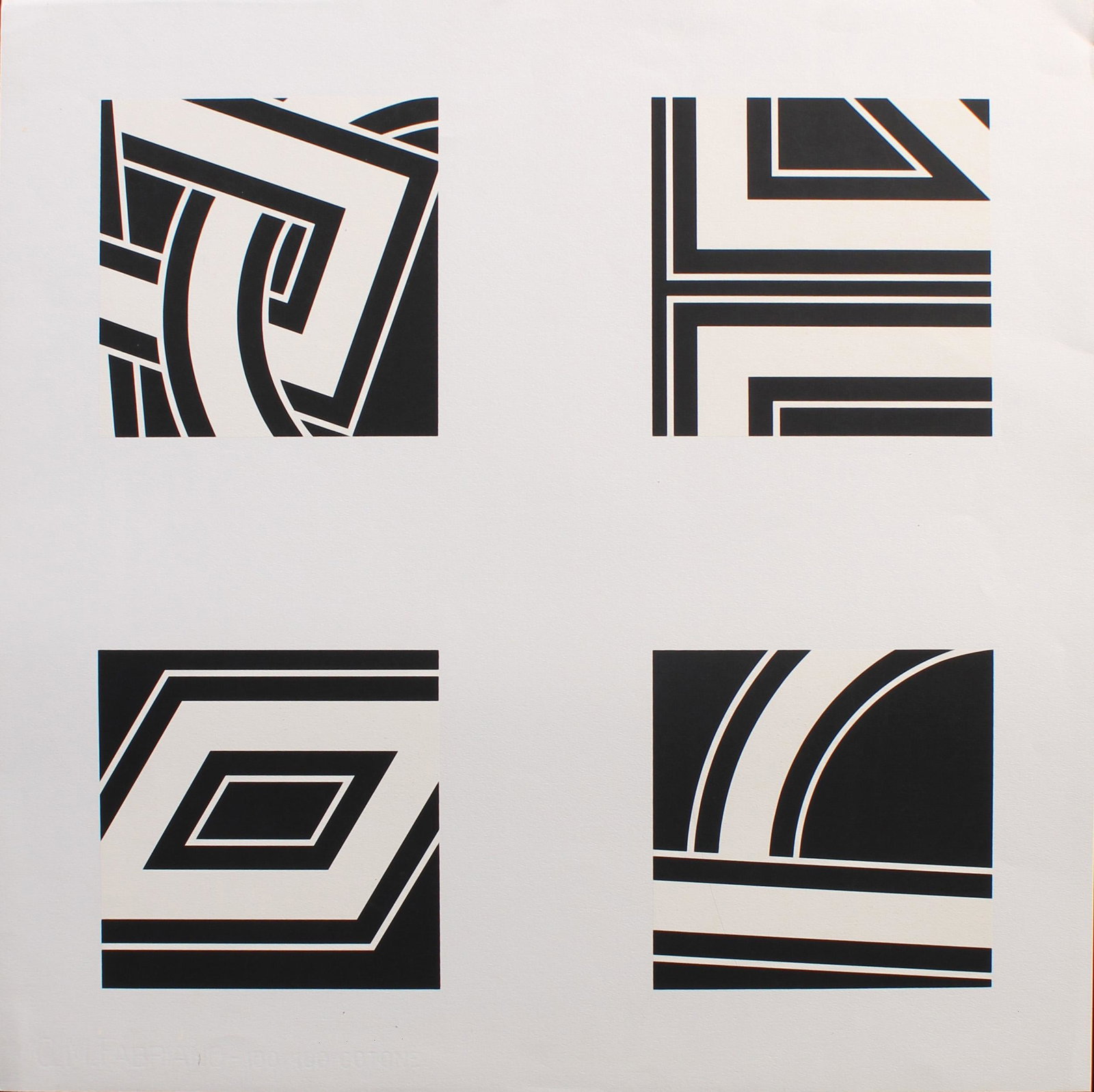 Vintage Op Art Print, Clarke (1 of 3)