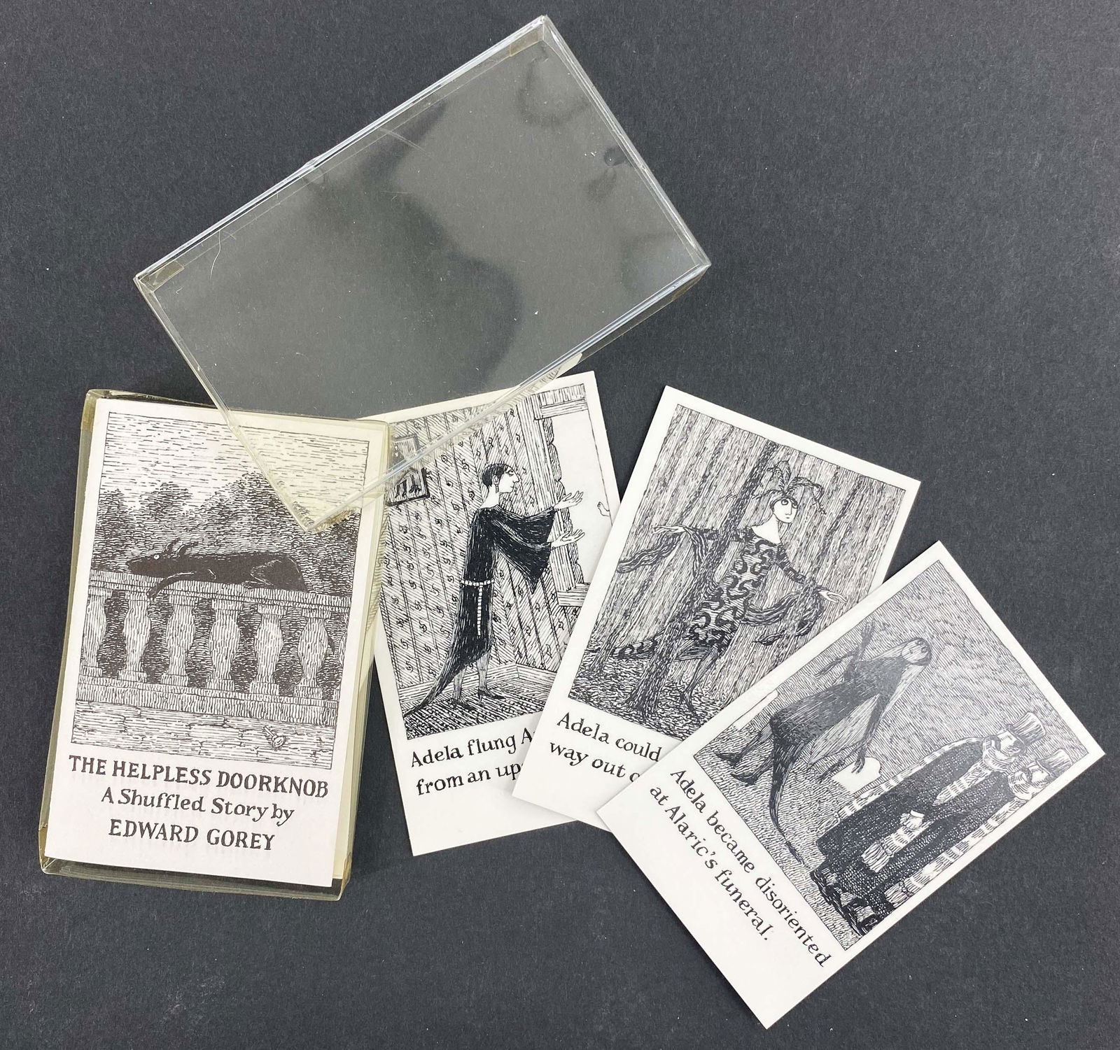 "The Helpless Doorknob, A Shuffled Story" by Gorey (1 of 5)