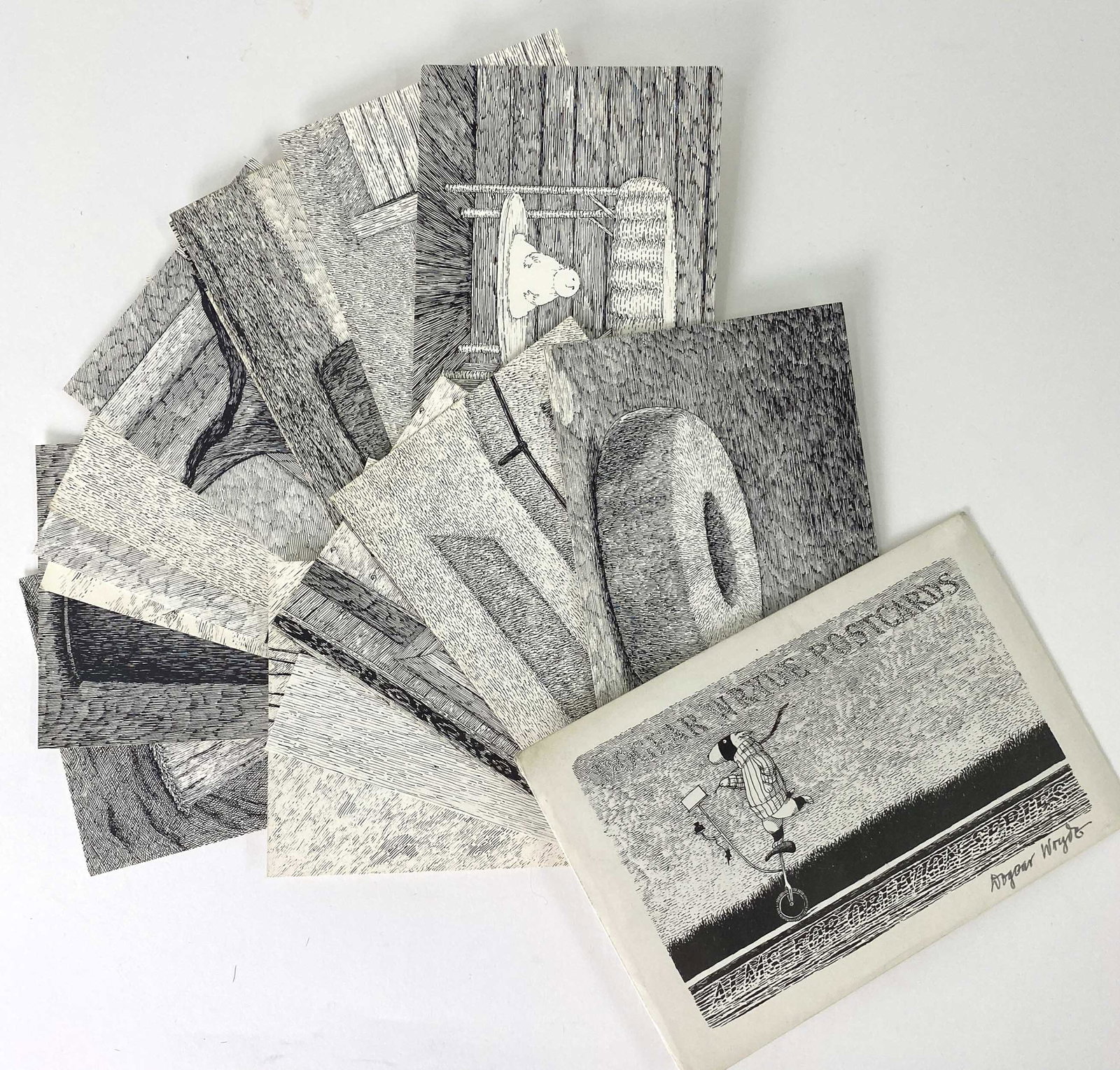 Edward Gorey, Dogear Wryde, Alms For Oblivion PCs (1 of 8)