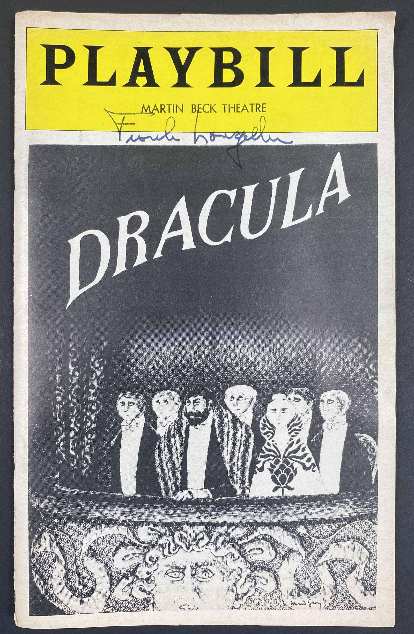 Frank Langella Signed Playbill for Dracula (1 of 5)