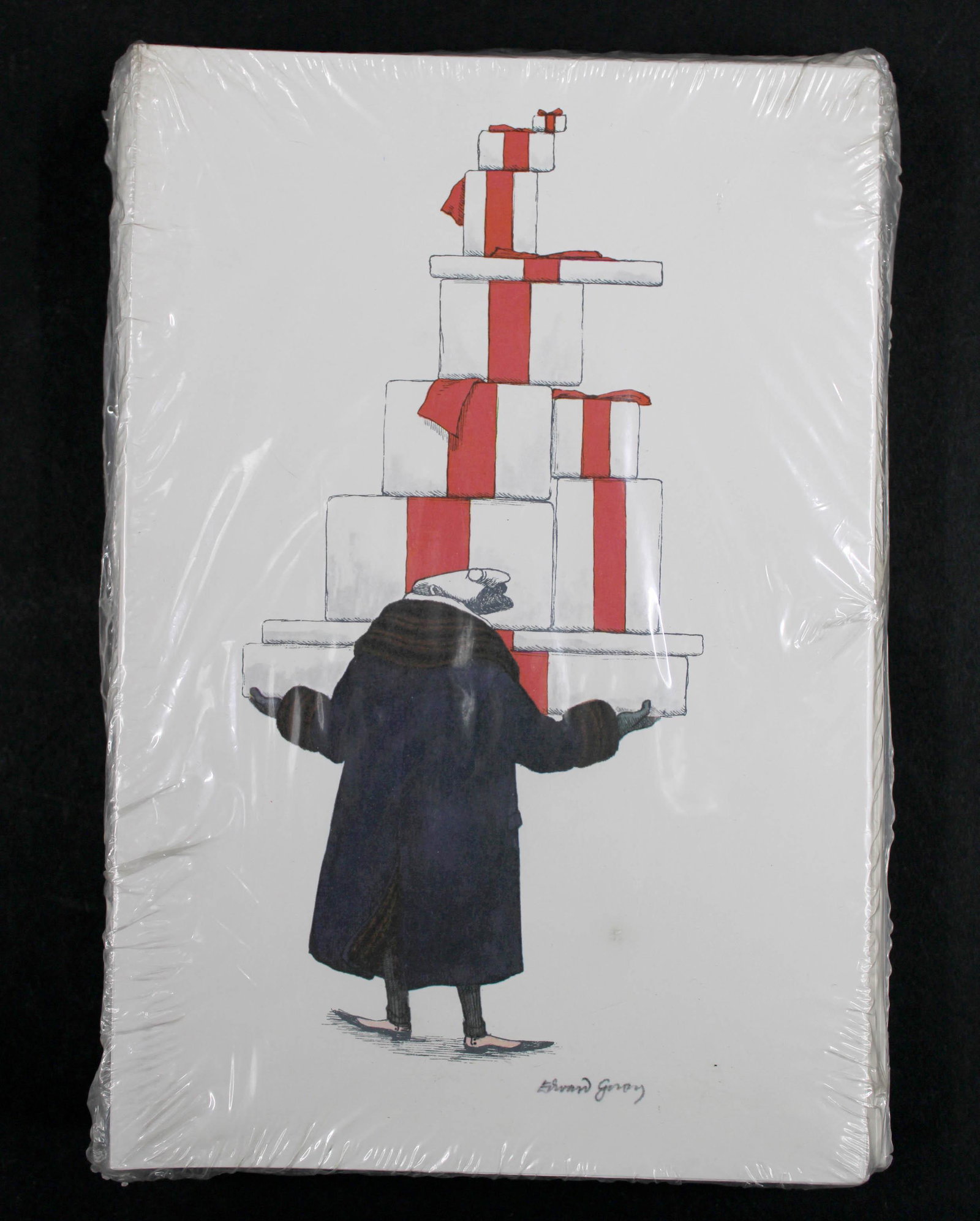 25 Pcs. NOS Edward Gorey Christmas Cards, 1977 (1 of 6)