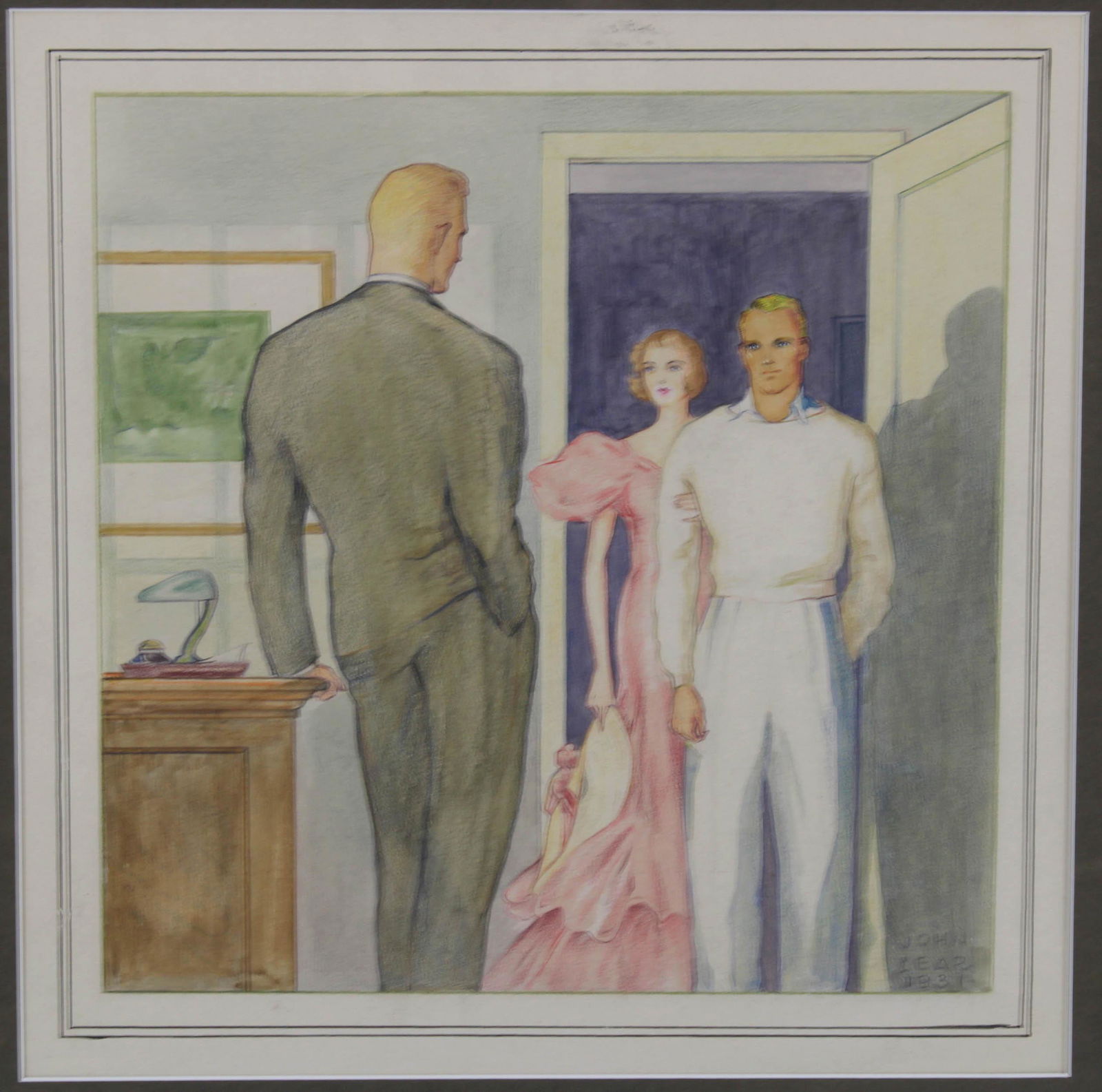 John Lear (20th C, Pennsylvania) 1931 Illustration (1 of 8)