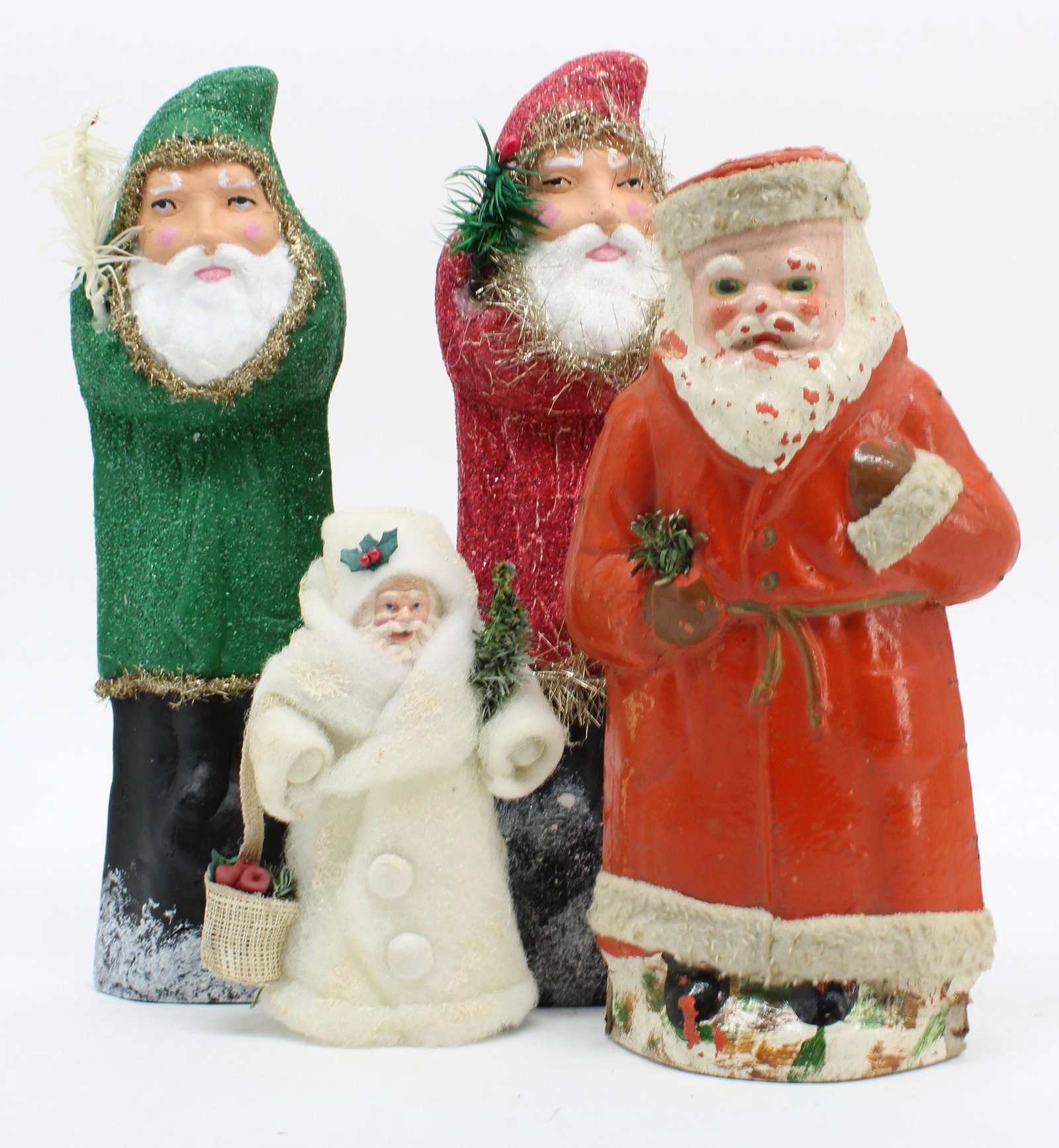 Vintage Hollow Form Santas (1 of 5)