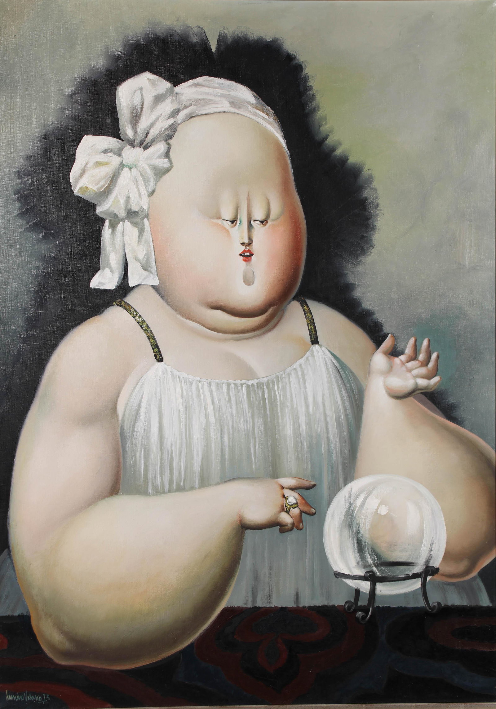 Leandro Velasco (Colombia, b.1933), Fortune Teller (1 of 20)