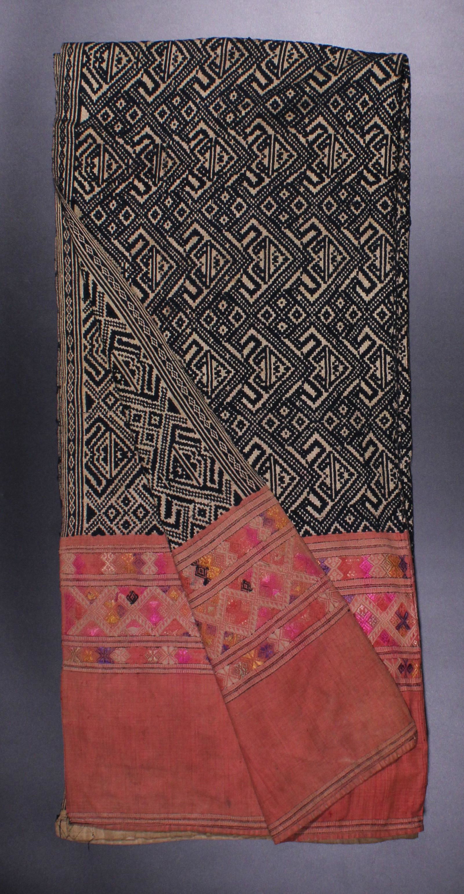 Laos, Silk on Cotton Blanket (1 of 3)