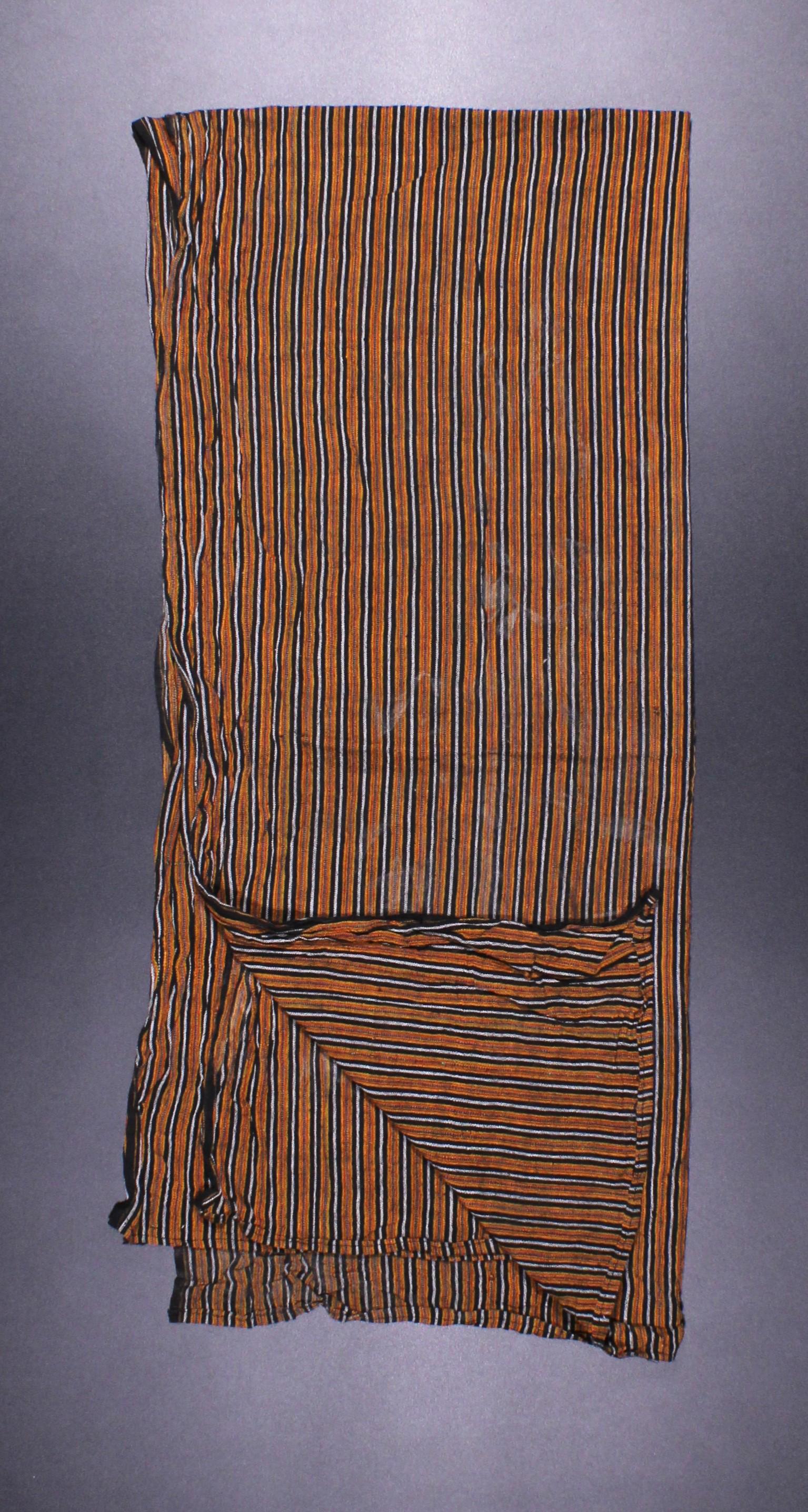 Indonesia, Central Java, Tenun Lurik Textile: Indonesia, Central Java, Tenun Lurik Textile. Size: approximately 54"L x 23"W