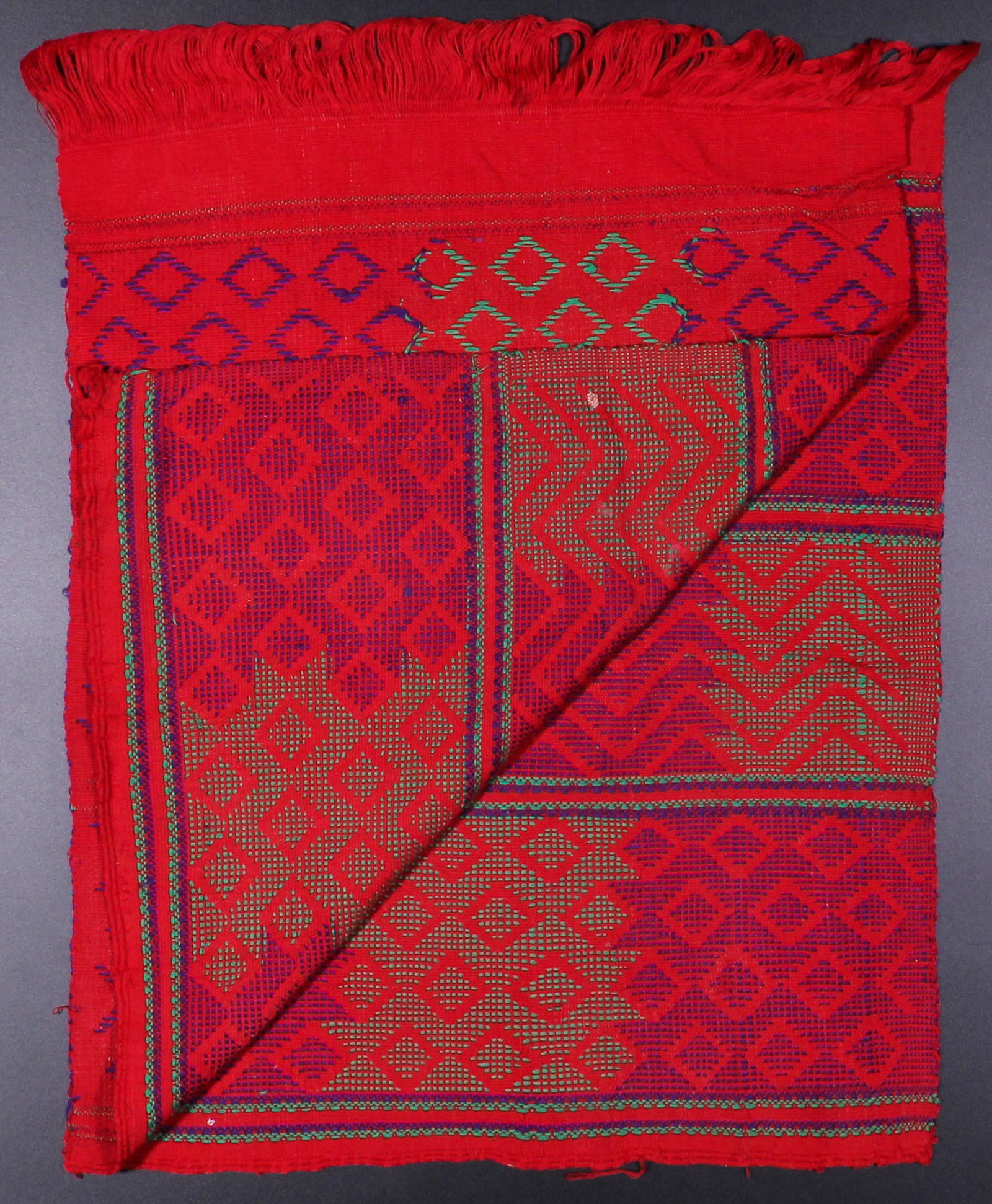Guatemala, San Martin Sacatepequez, Textile: Guatemala, San Martin Sacatepequez, Textile. Size: approximately 46"L x 17"W