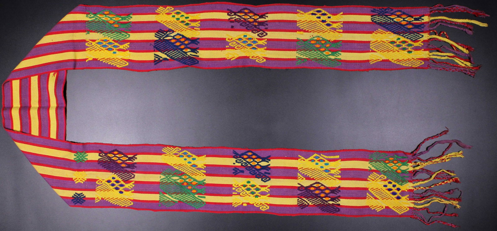 Guatemala, San Juan De Sacatepeques Belt: Guatemala, San Juan De Sacatepeques Belt. Size: approximately 91"L x 6.5"W