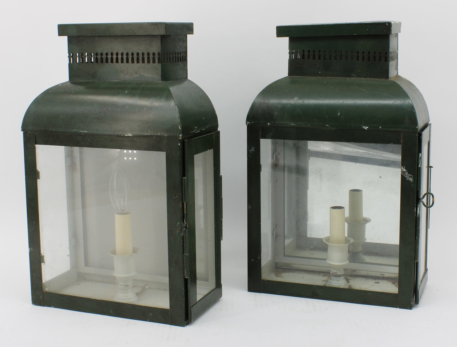 Tole Lantern Pair (1 of 7)