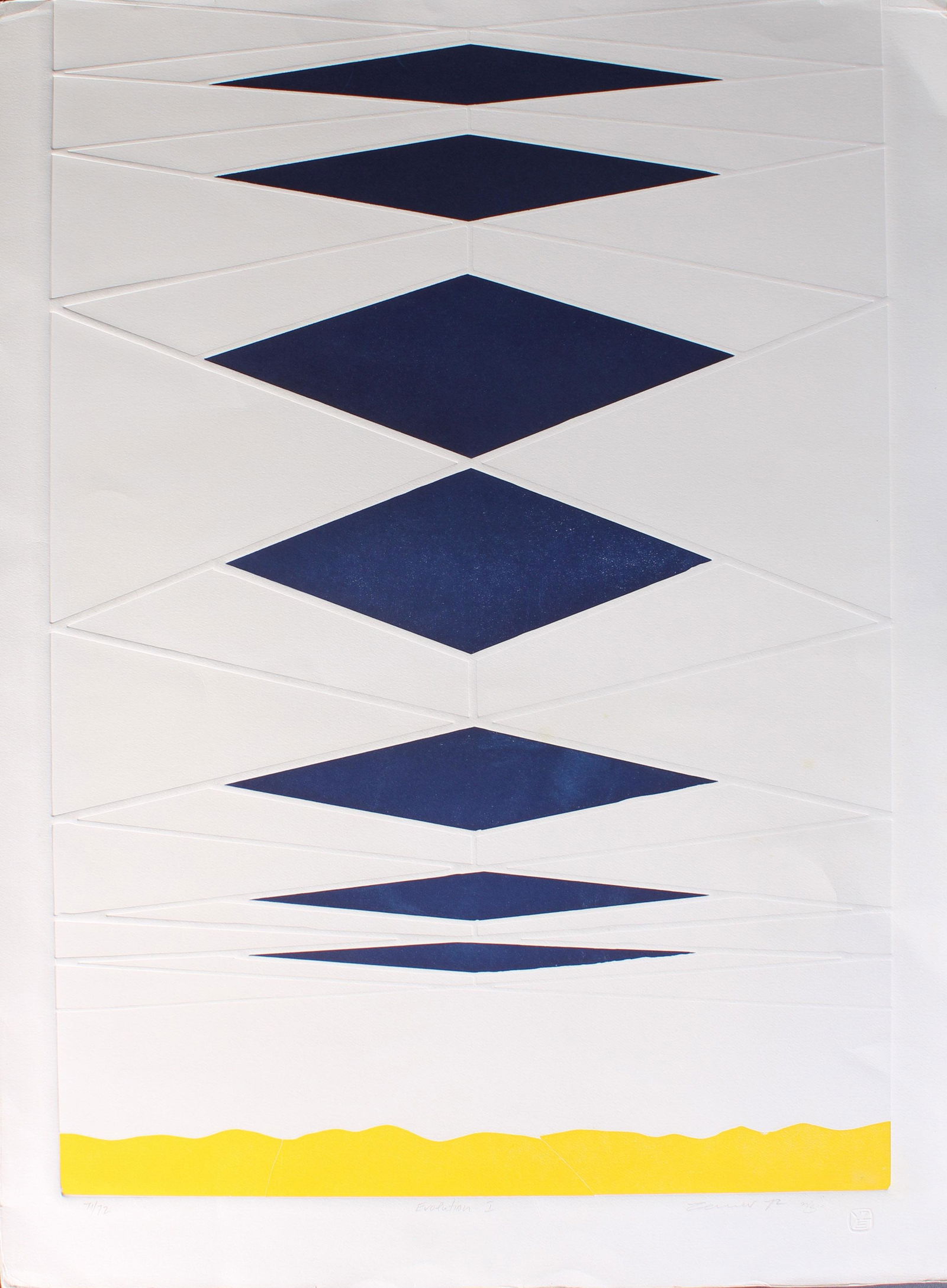 Vintage Yigal Zemer Intaglio Print (1 of 3)