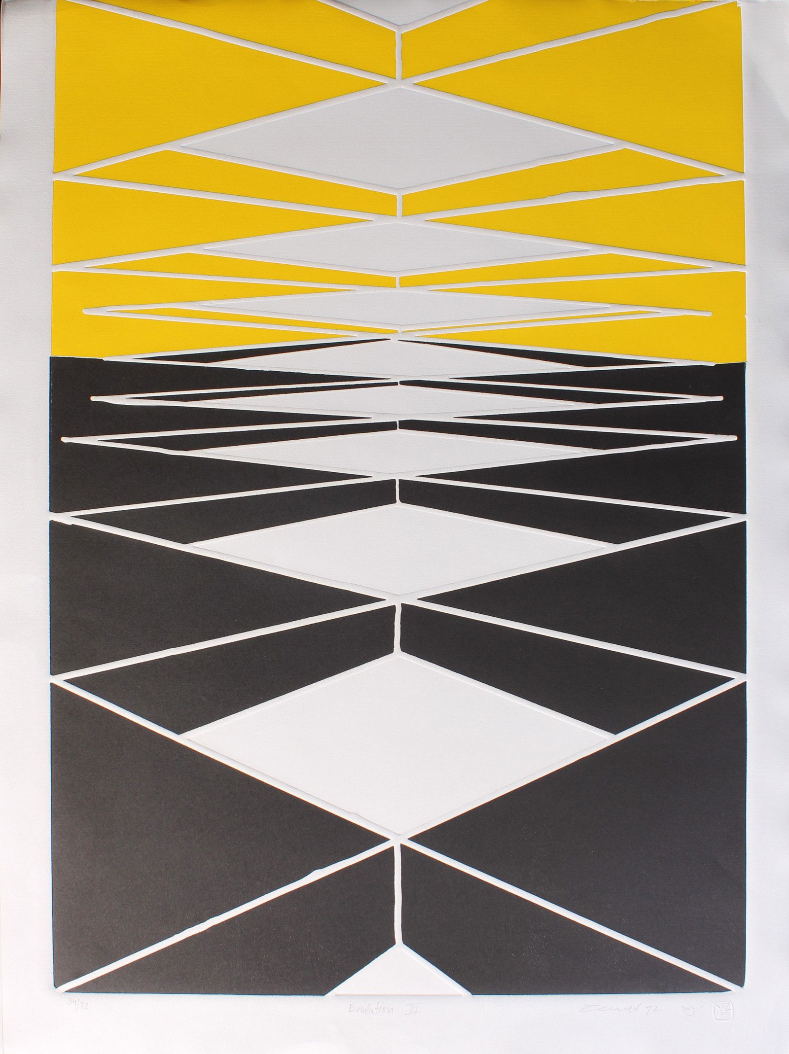 Vintage Yigal Zemer Intaglio Print (1 of 3)