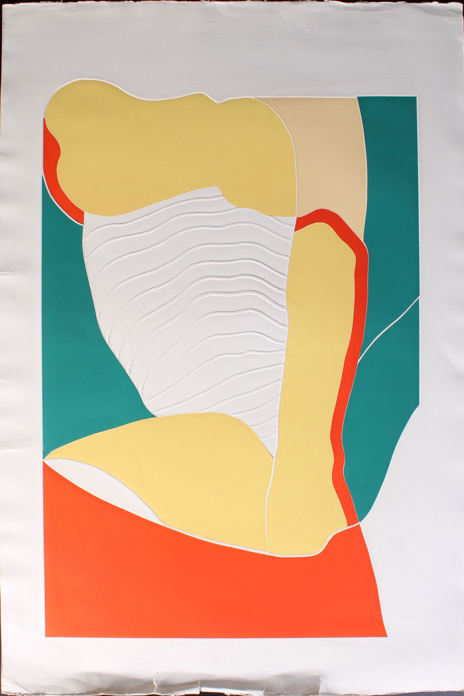 Vintage European Modernist Print, Signed Viorel (1 of 3)