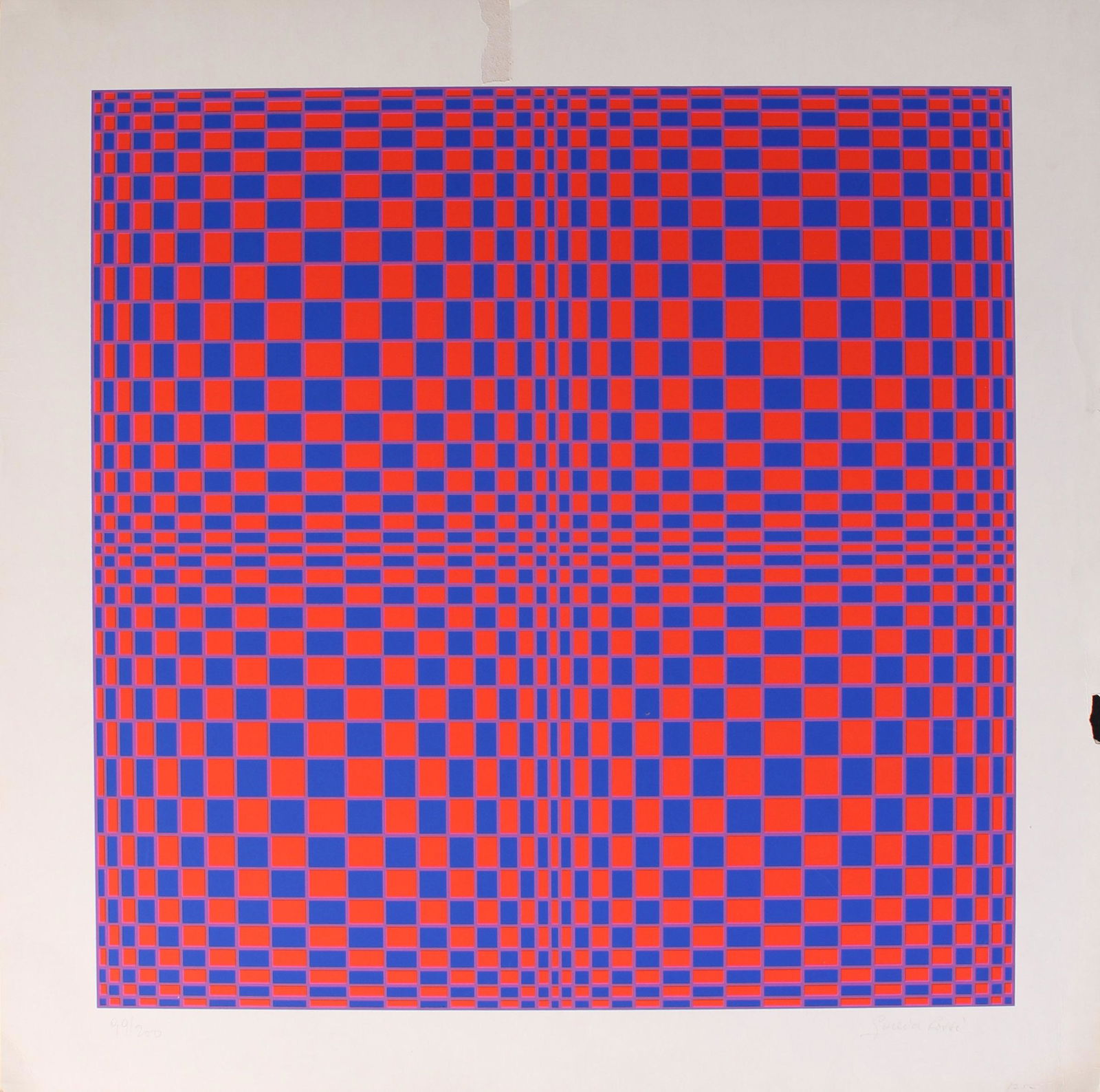 Vintage Garcia Rossi Op Art Print (1 of 3)
