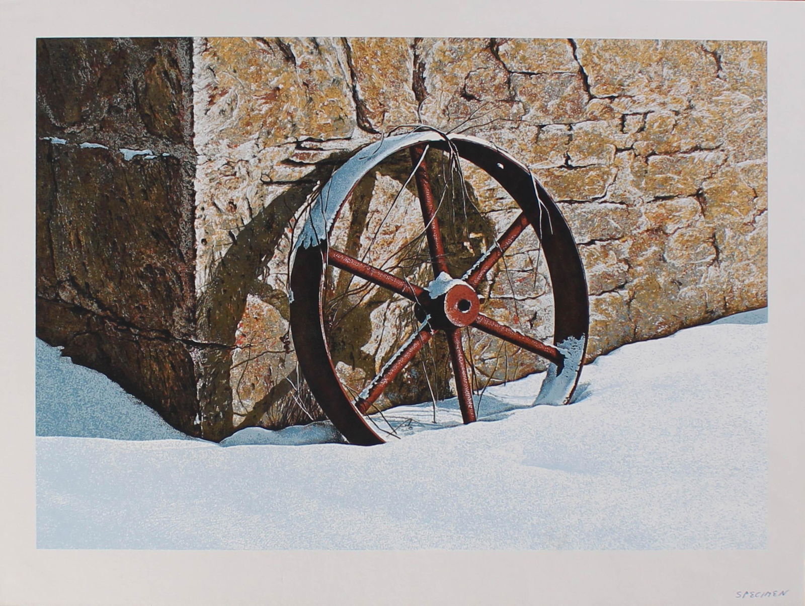 Vintage Ken Danby Print, The Wheel (1 of 3)