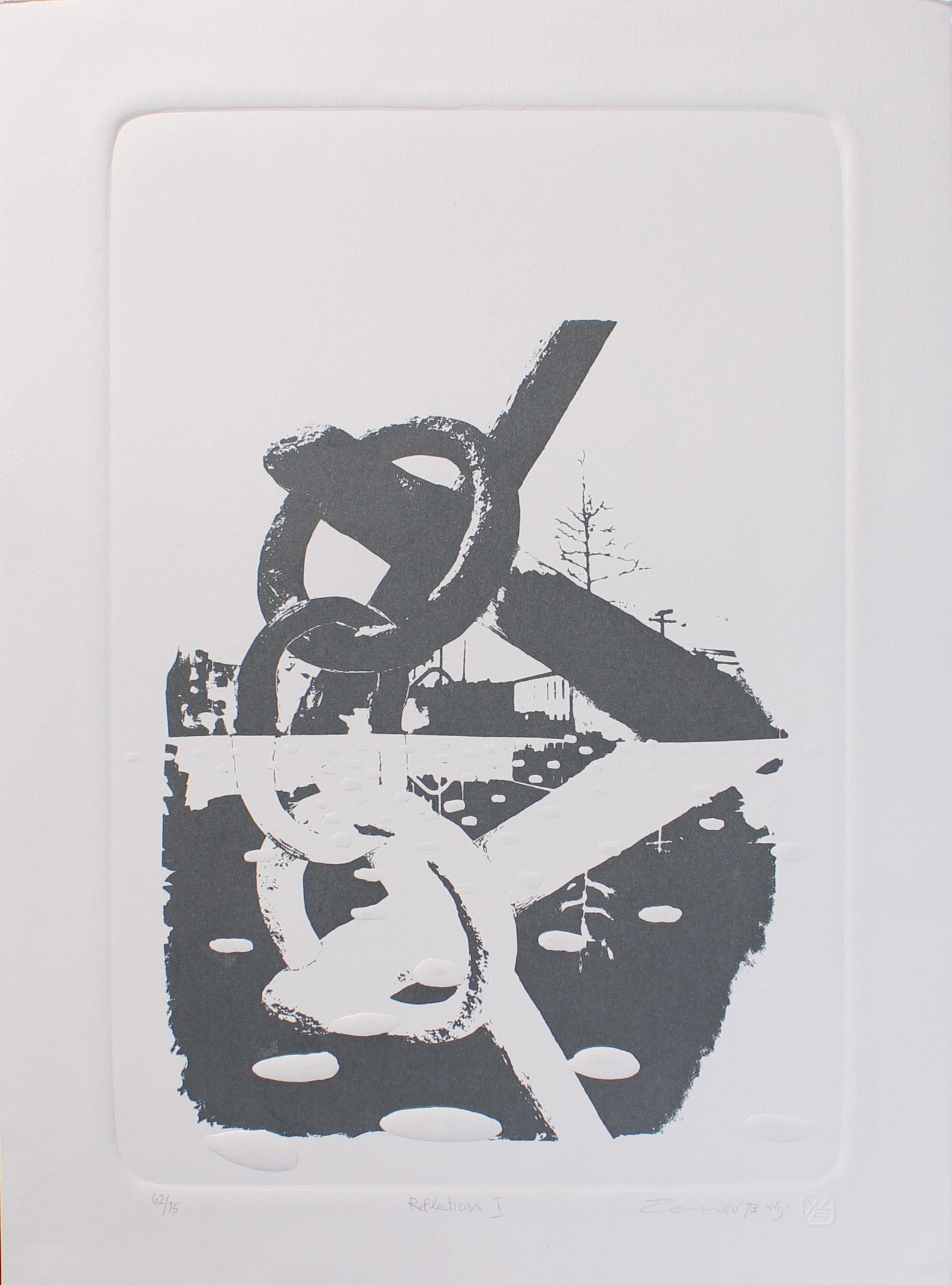 Vintage Yigal Zemer Intaglio Print (1 of 3)