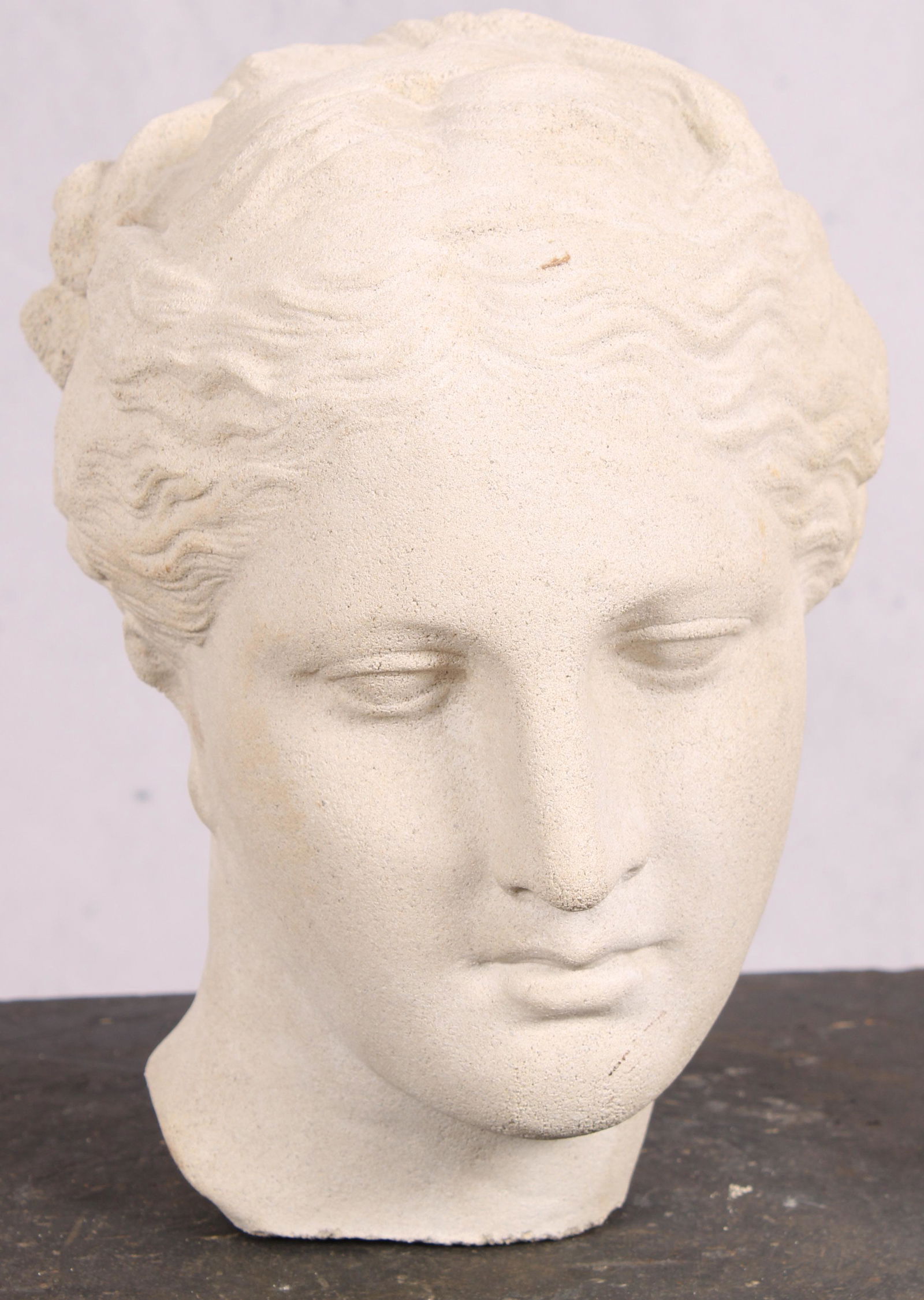 Cast Stone Neoclassical Bust of Diana (1 of 5)