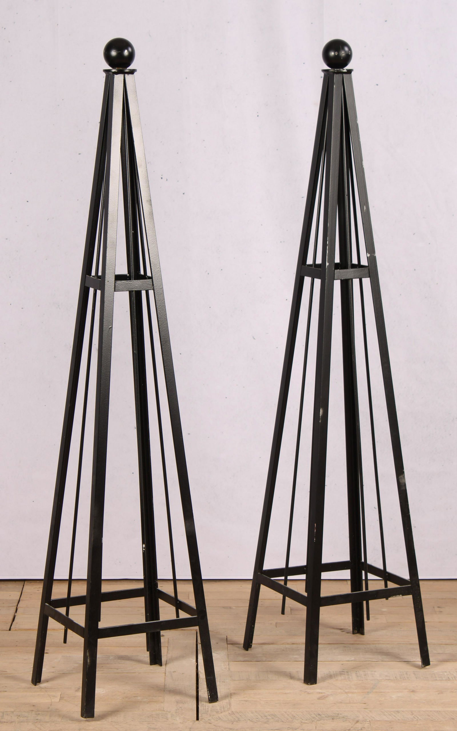 Studio Made Wrought Iron Garden Obelisks (1 of 6)