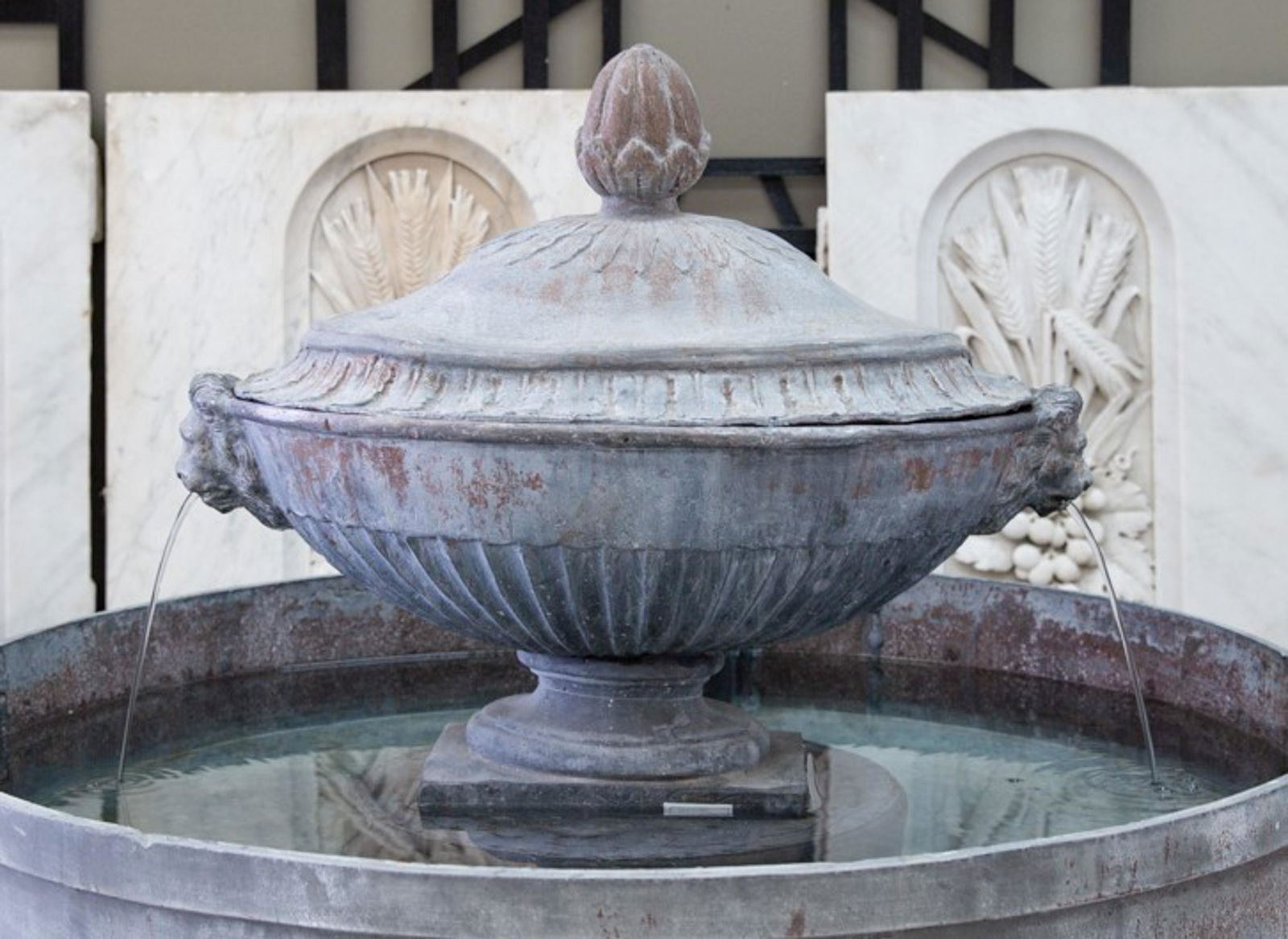 English Lead Tureen Form Fountainhead (1 of 5)