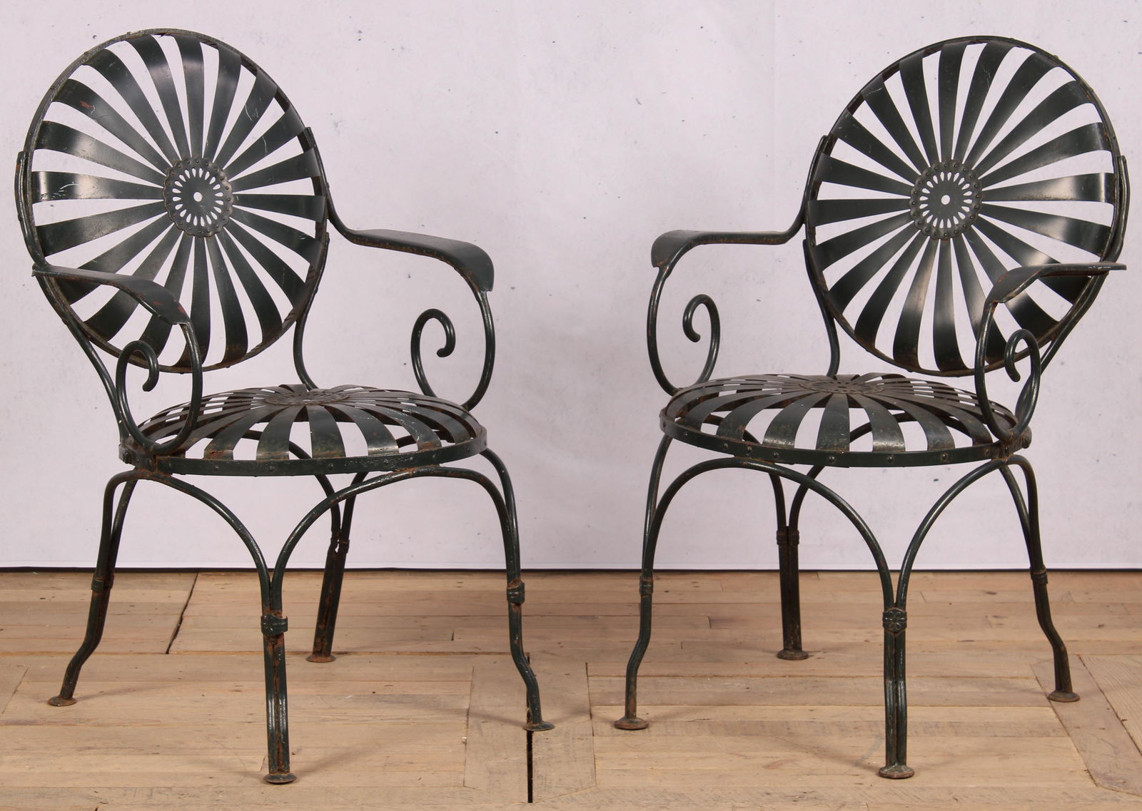 Pair of Francois Carre Arm Chairs (1 of 7)
