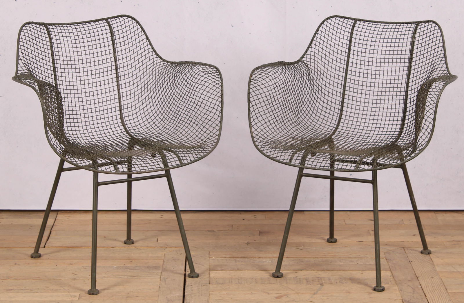 Pair of Russell Woodard Sculptura Armchairs (1 of 8)