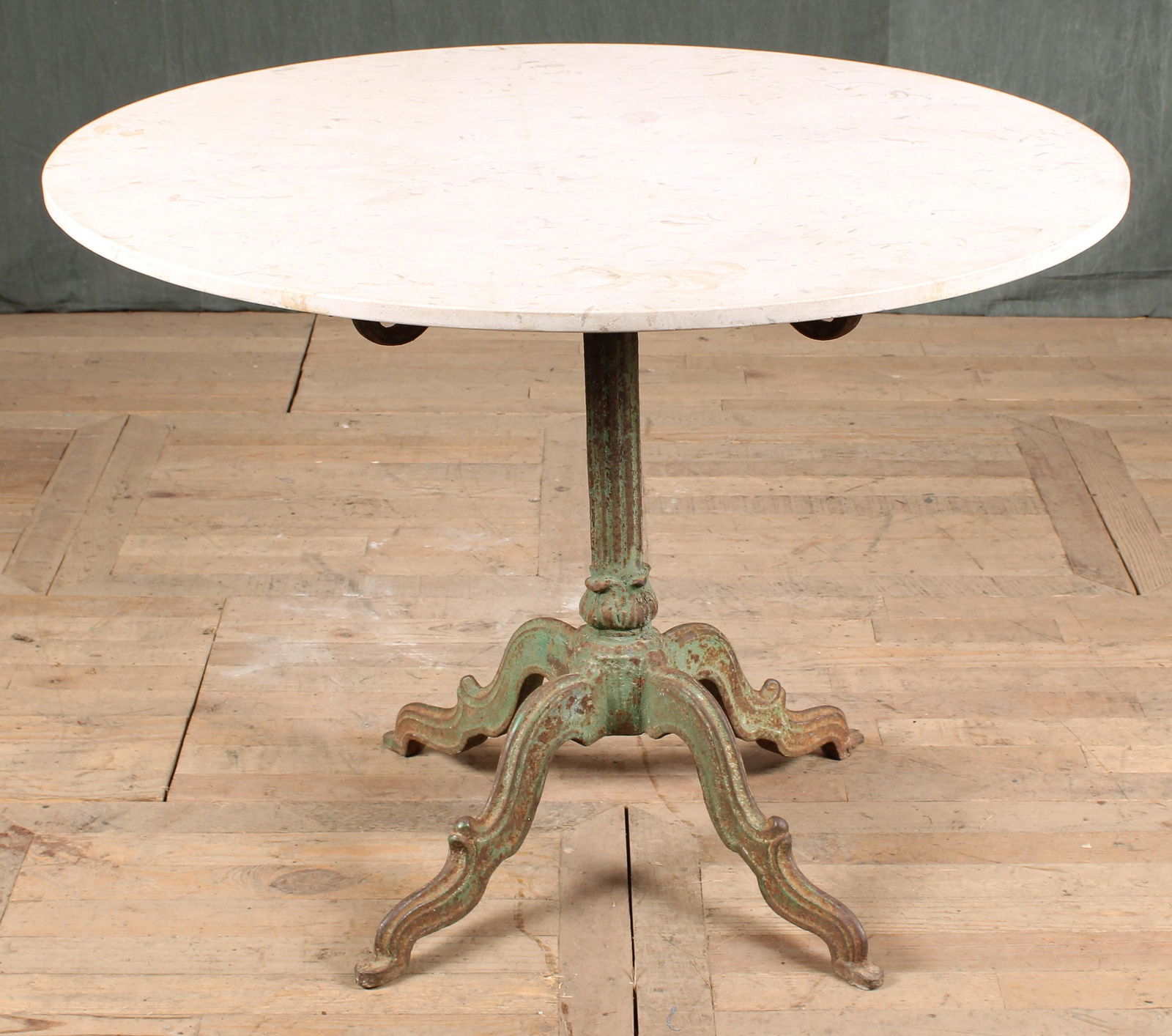 19th C French Cast Iron Garden Table (1 of 6)