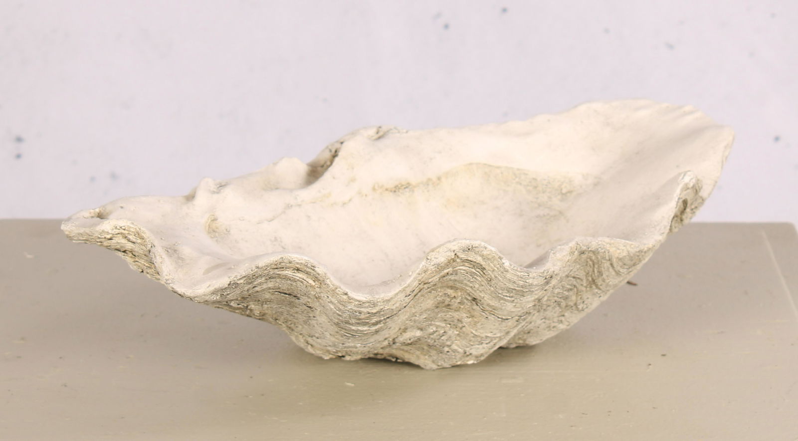 Cast Stone Shell Form Ornament (1 of 7)
