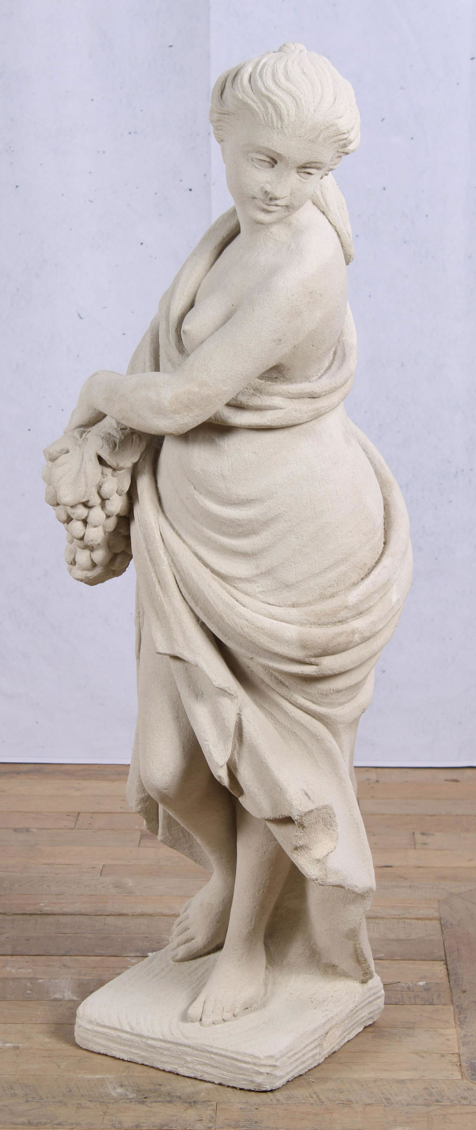 Cast Stone Garden Figure, Autumn Season (1 of 8)