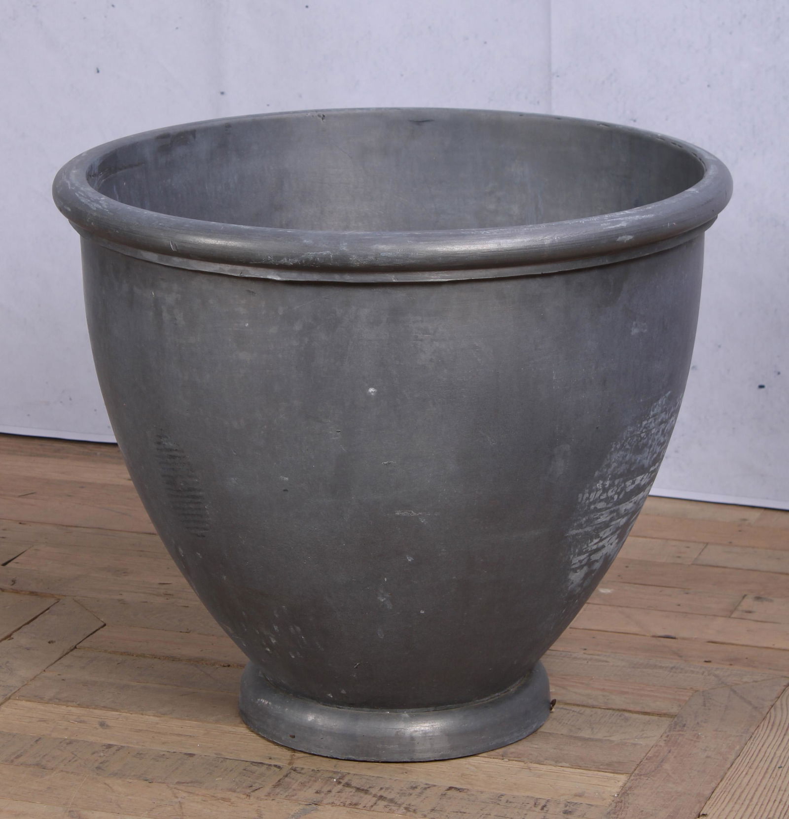 English Lead Egg Cup Form Terrace Planter (1 of 6)