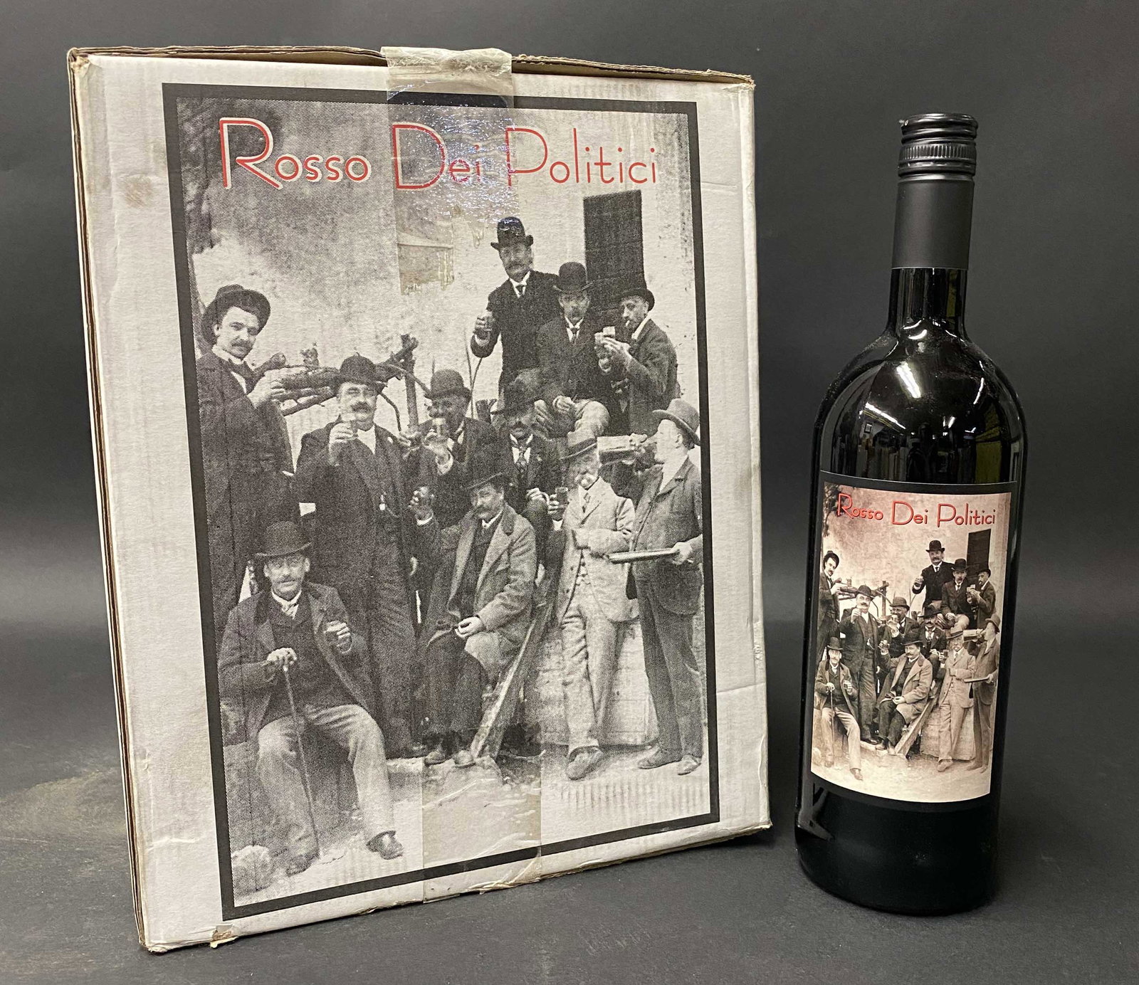 Rosso Dei Politici, Montepulciano d'Abruzzo Italia: Rosso Dei Politici, Montepulciano d'Abruzzo Italian Red, 2015. Case of 12 @ 1L