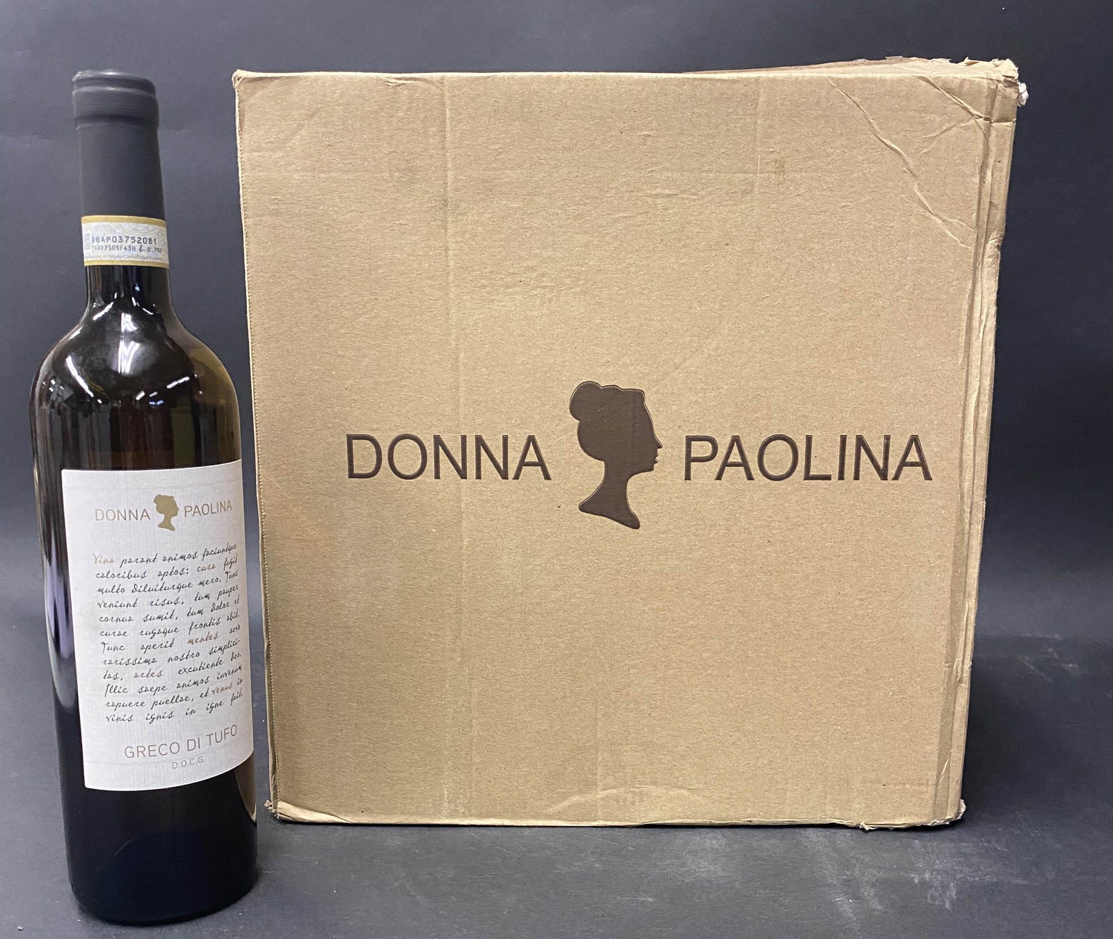 Donna Paolina, Greco di Tufo Italian White 2016: Donna Paolina, Greco di Tufo Italian White 2016. Case of 12 @ 750mL.