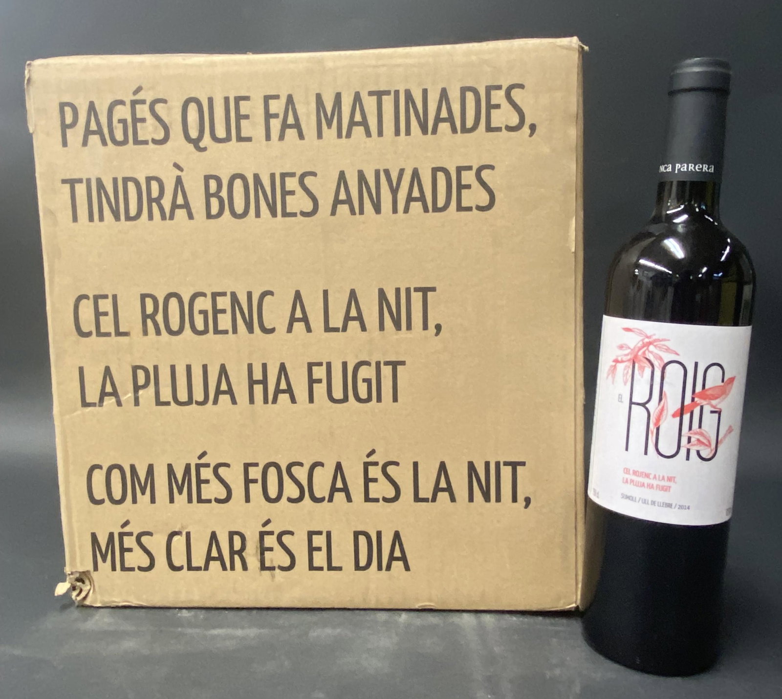 Finca Parera, El Roig 2014 Rose: Finca Parera, El Roig 2014 Rose Spain. Case of 12 @ 750mL