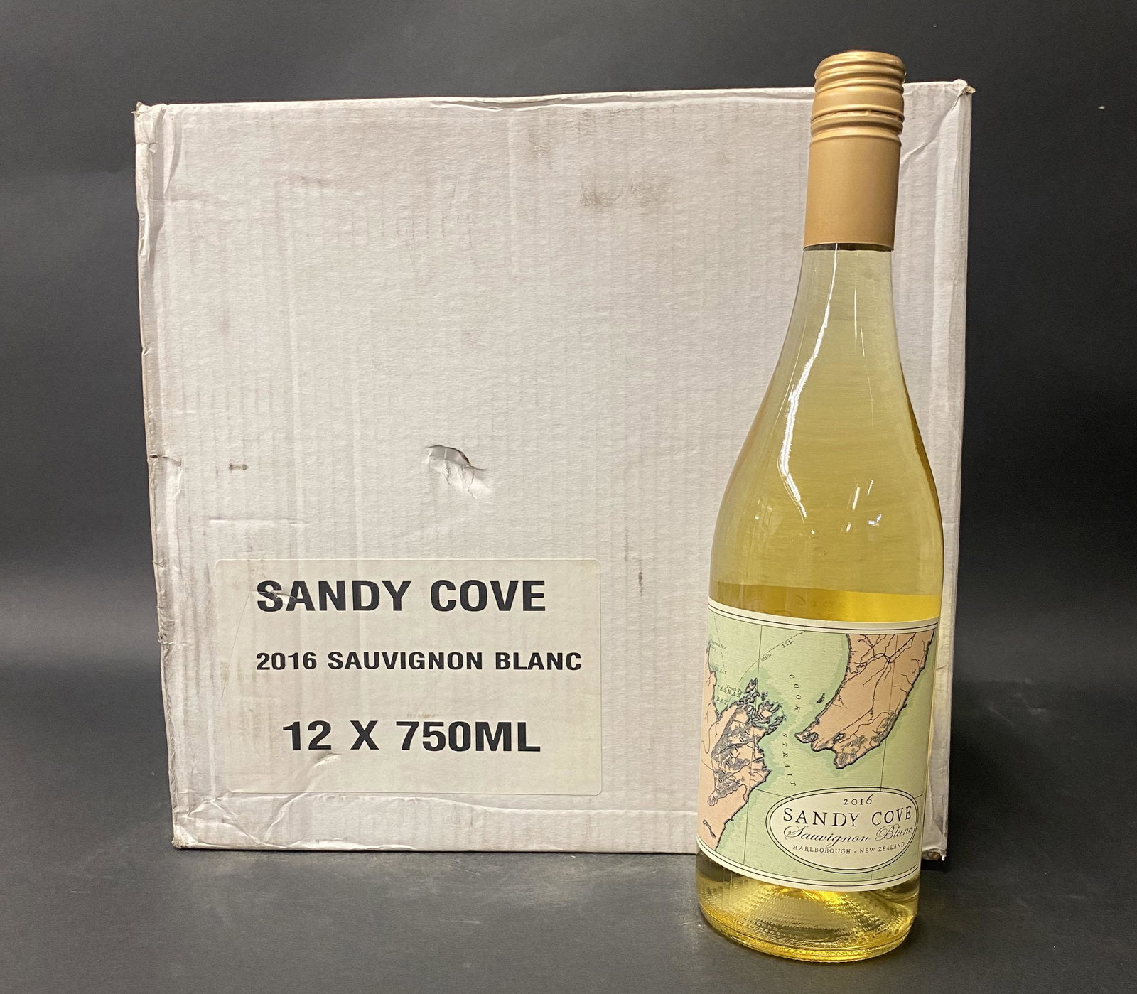 Sandy Cove, 2016 Sauvignon Blanc, New Zealand: Sandy Cove, 2016 Sauvignon Blanc, New Zealand White. Case of 12 @ 750mL.