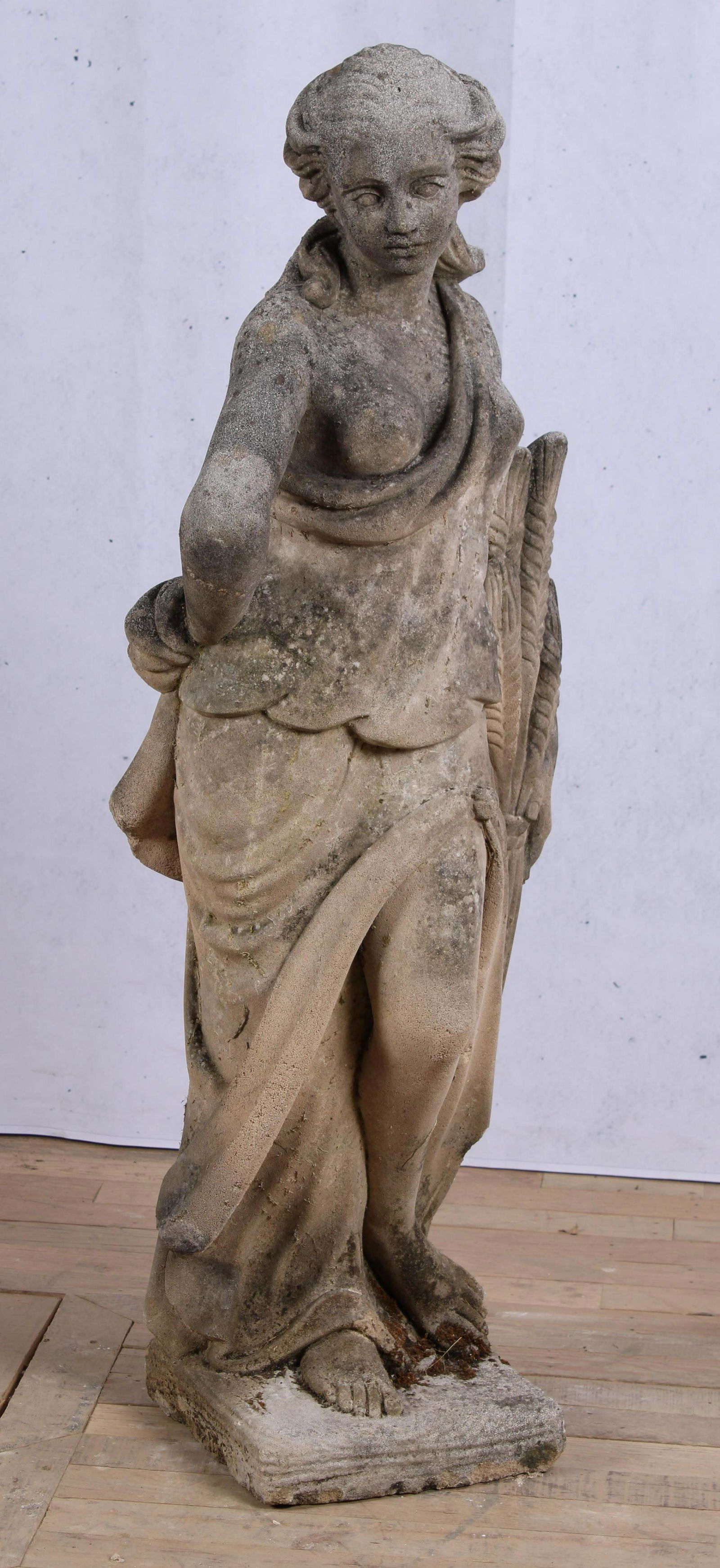 Cast Stone Garden Figure, Summer Season (1 of 8)