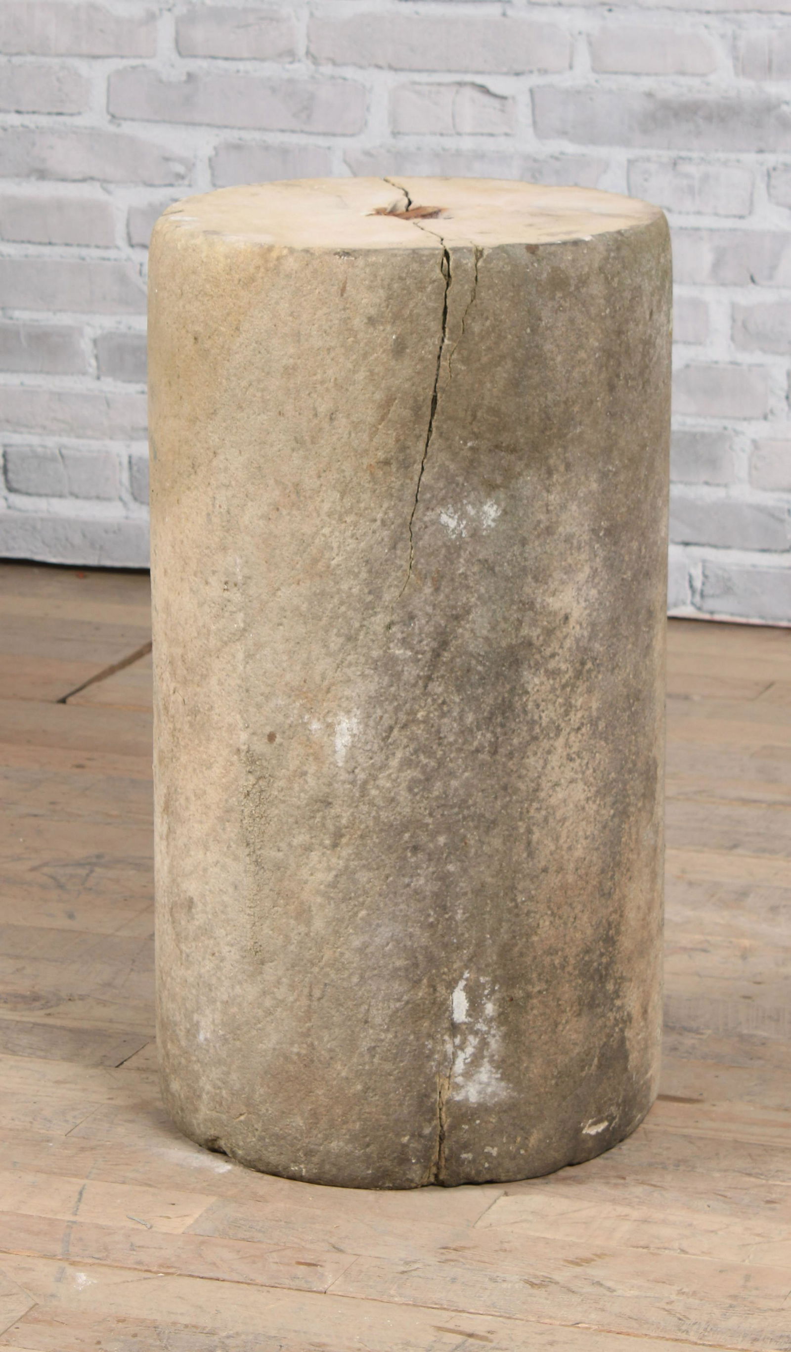 Antique Carved Limestone Pedestal (1 of 6)
