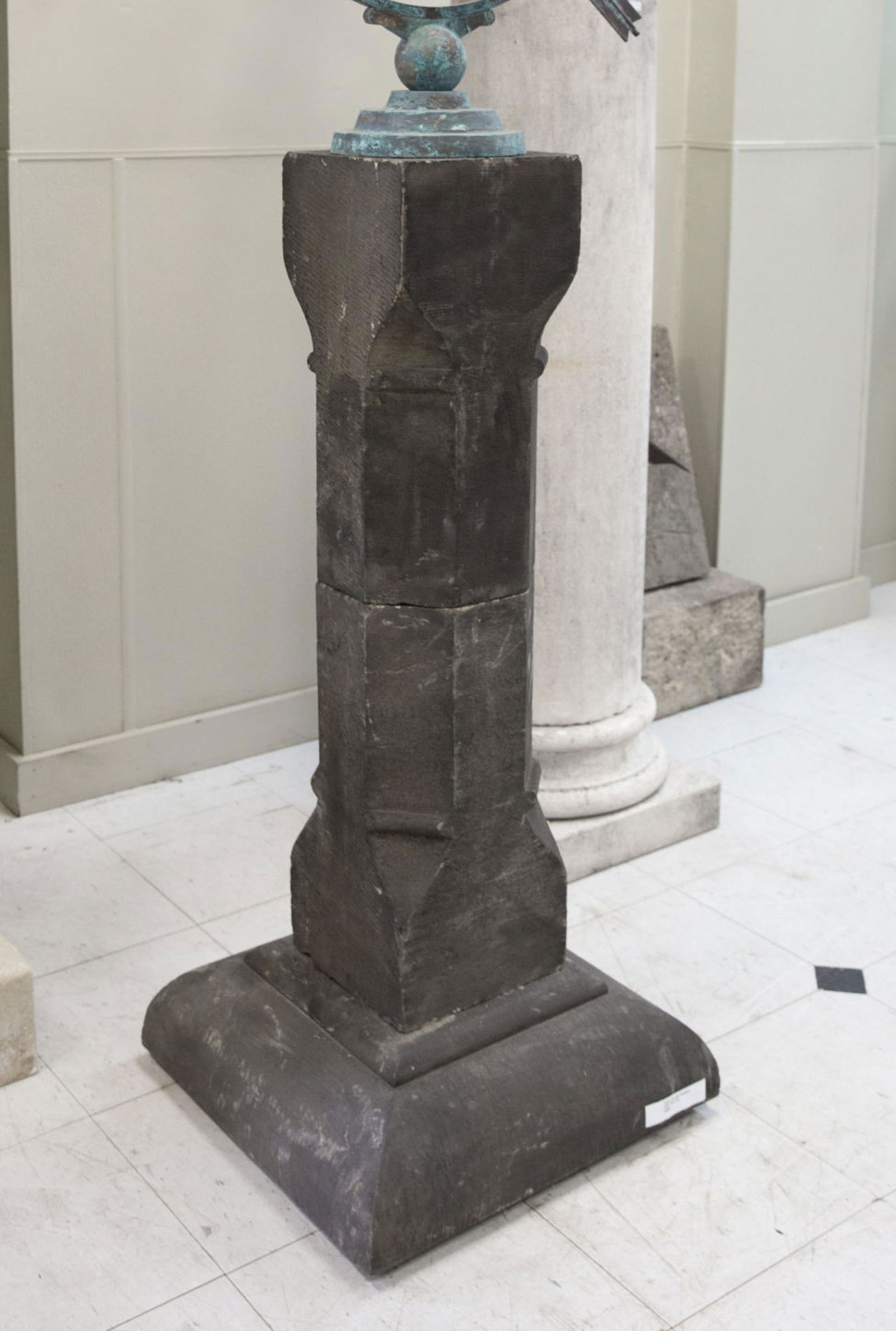 Gothic Carved Stone Pedestal (1 of 6)