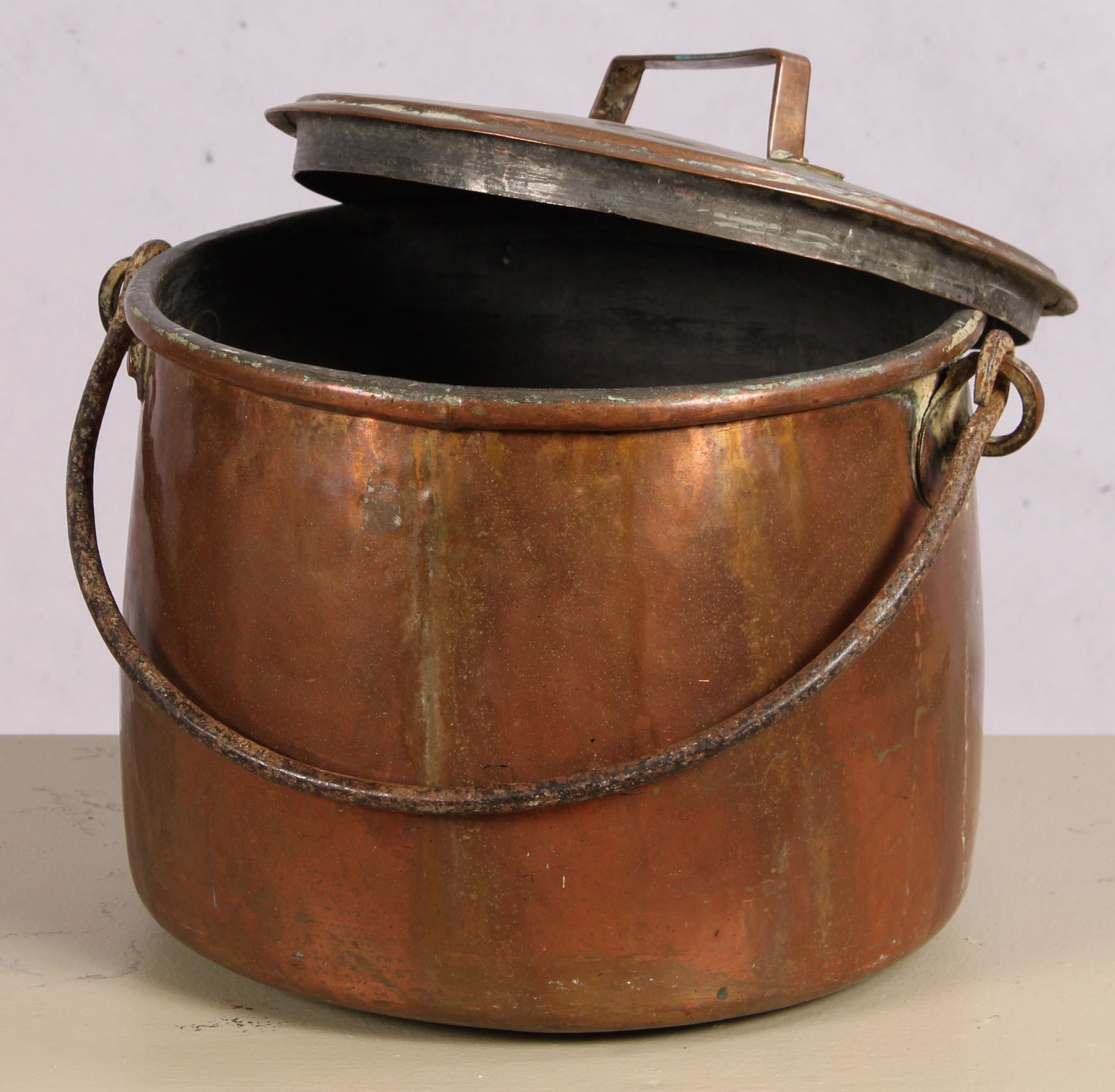 Antique Copper Stew Pot (1 of 6)