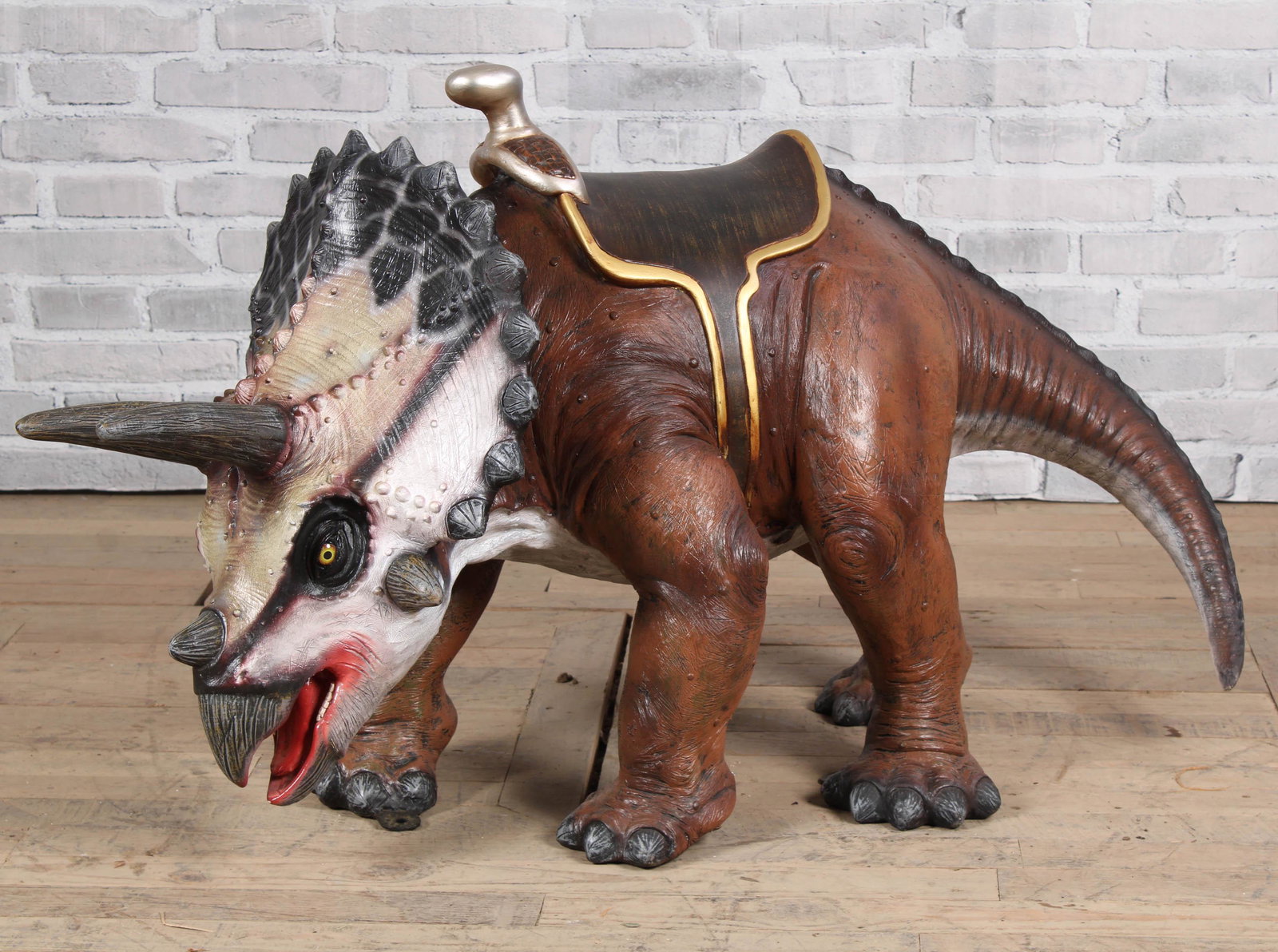 Triceratops Garden Figure, Children's Whimsy (1 of 4)