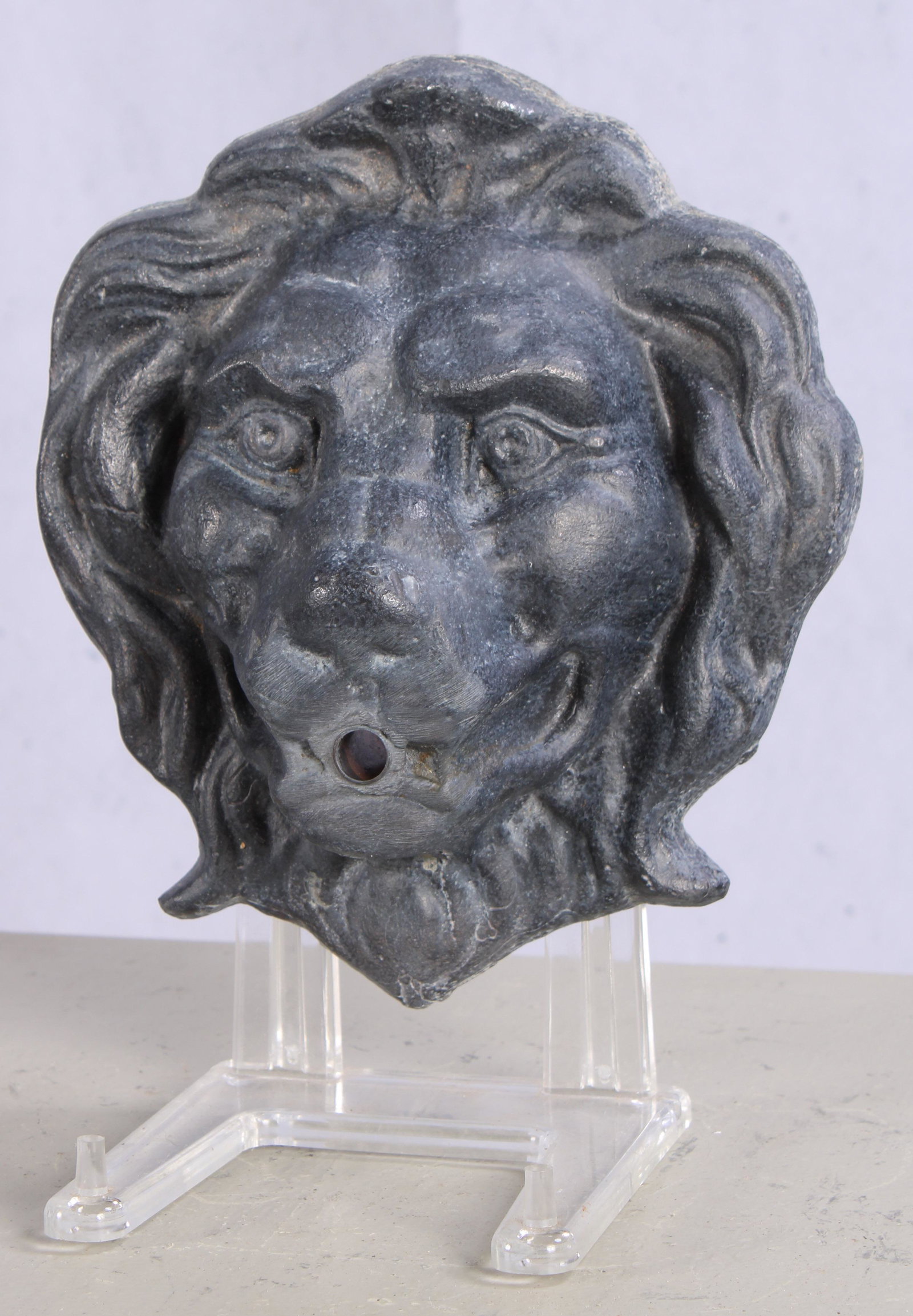 English Lead, Lion Mask Spout (1 of 5)