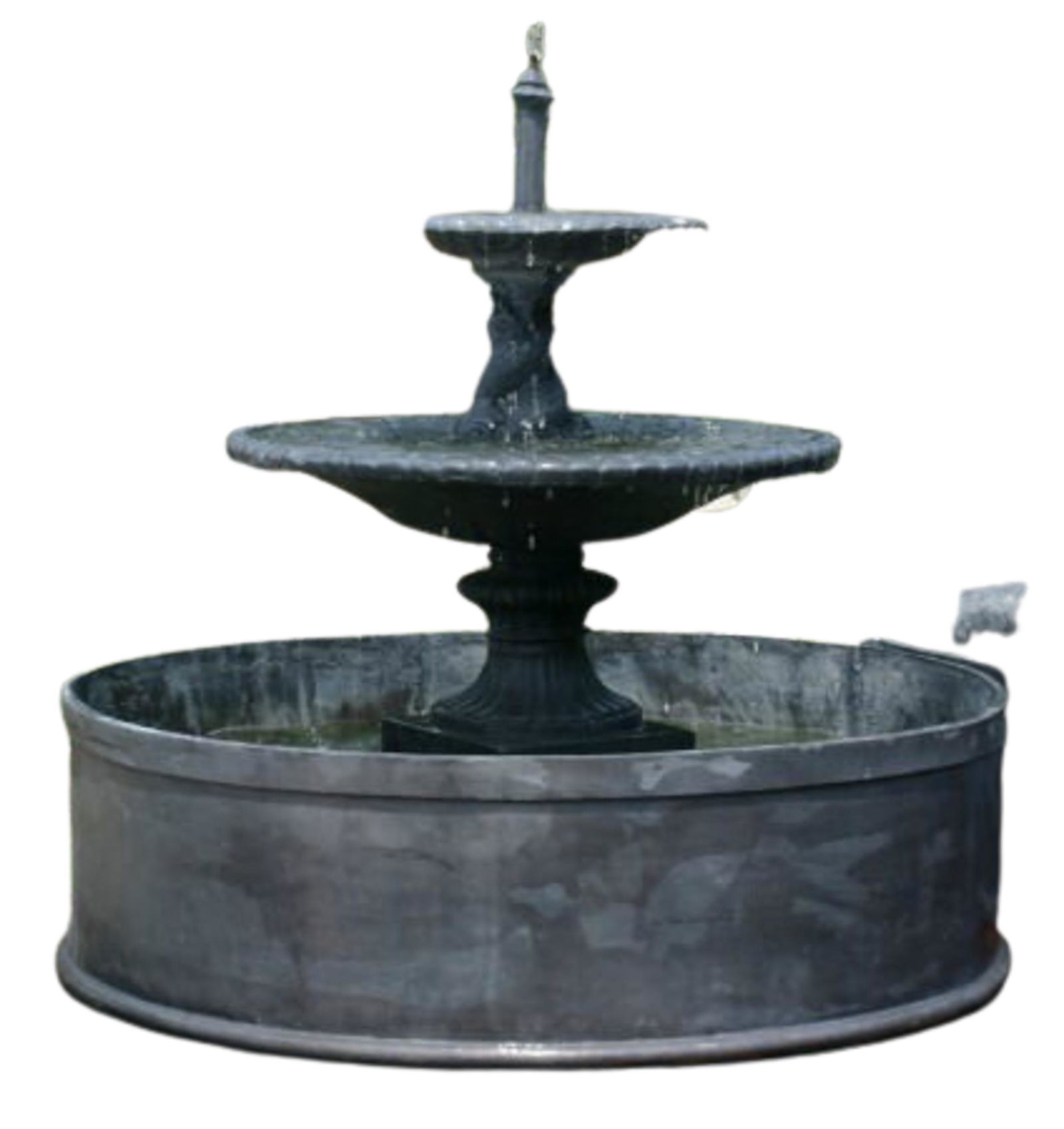 Plain Lead Fountain Basin (Pool only) (1 of 3)