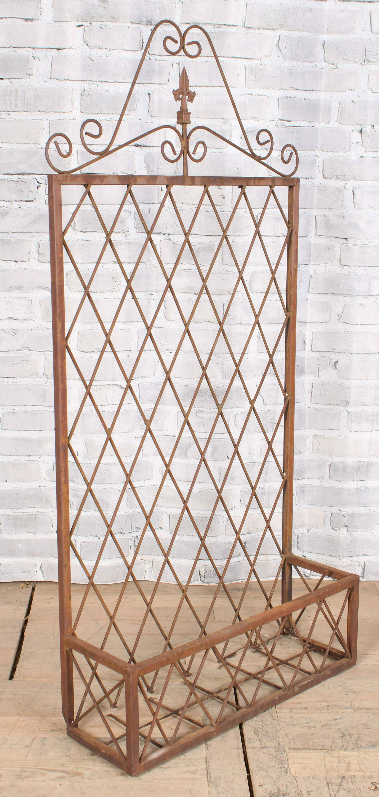Wall Hung Wrought  Iron Trellis (1 of 5)