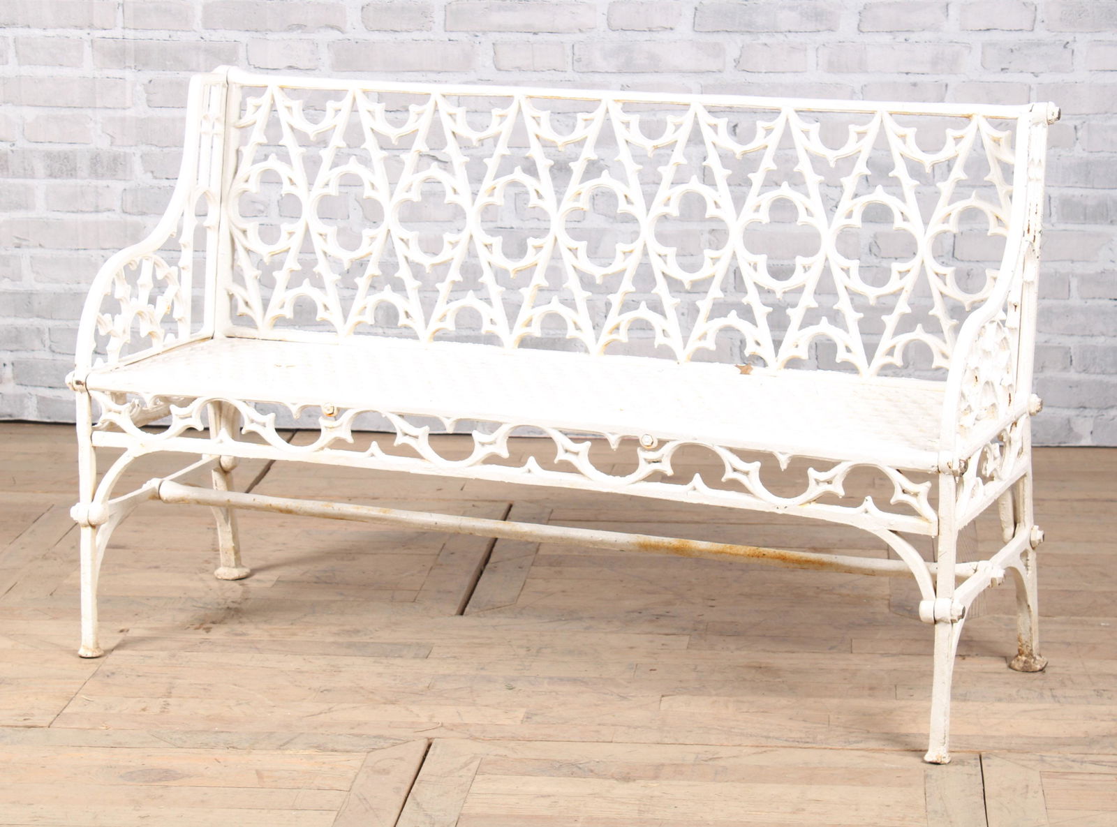 Gothic Style Cast Iron Bench (1 of 5)