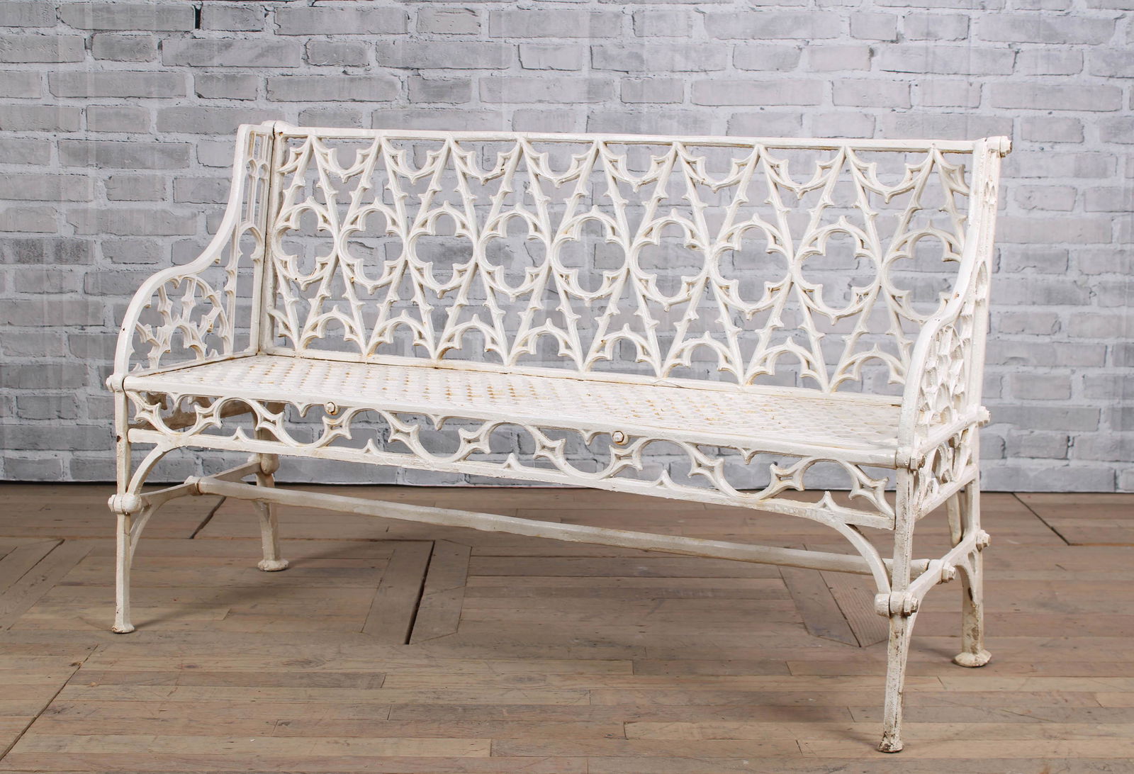 Gothic Style Cast Iron Bench (1 of 12)