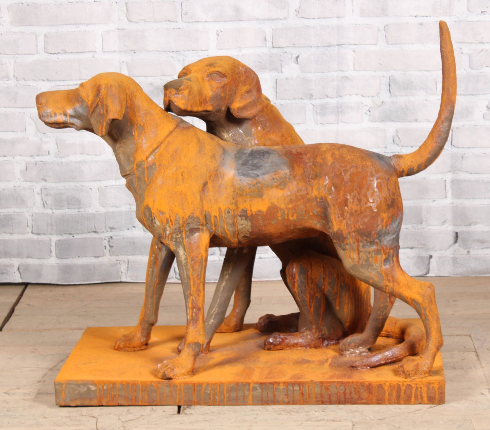 Figural Cast Iron, Pair of Hounds (1 of 6)