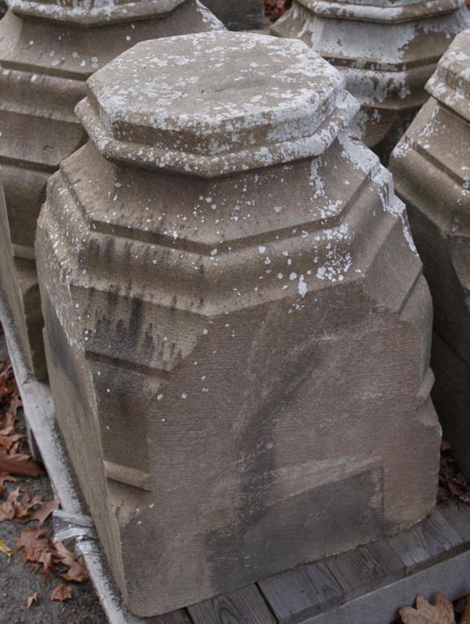 Antique Brownstone Column Base (1 of 6)