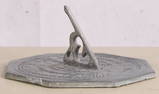 Octagonal Sundial, Lead, Small