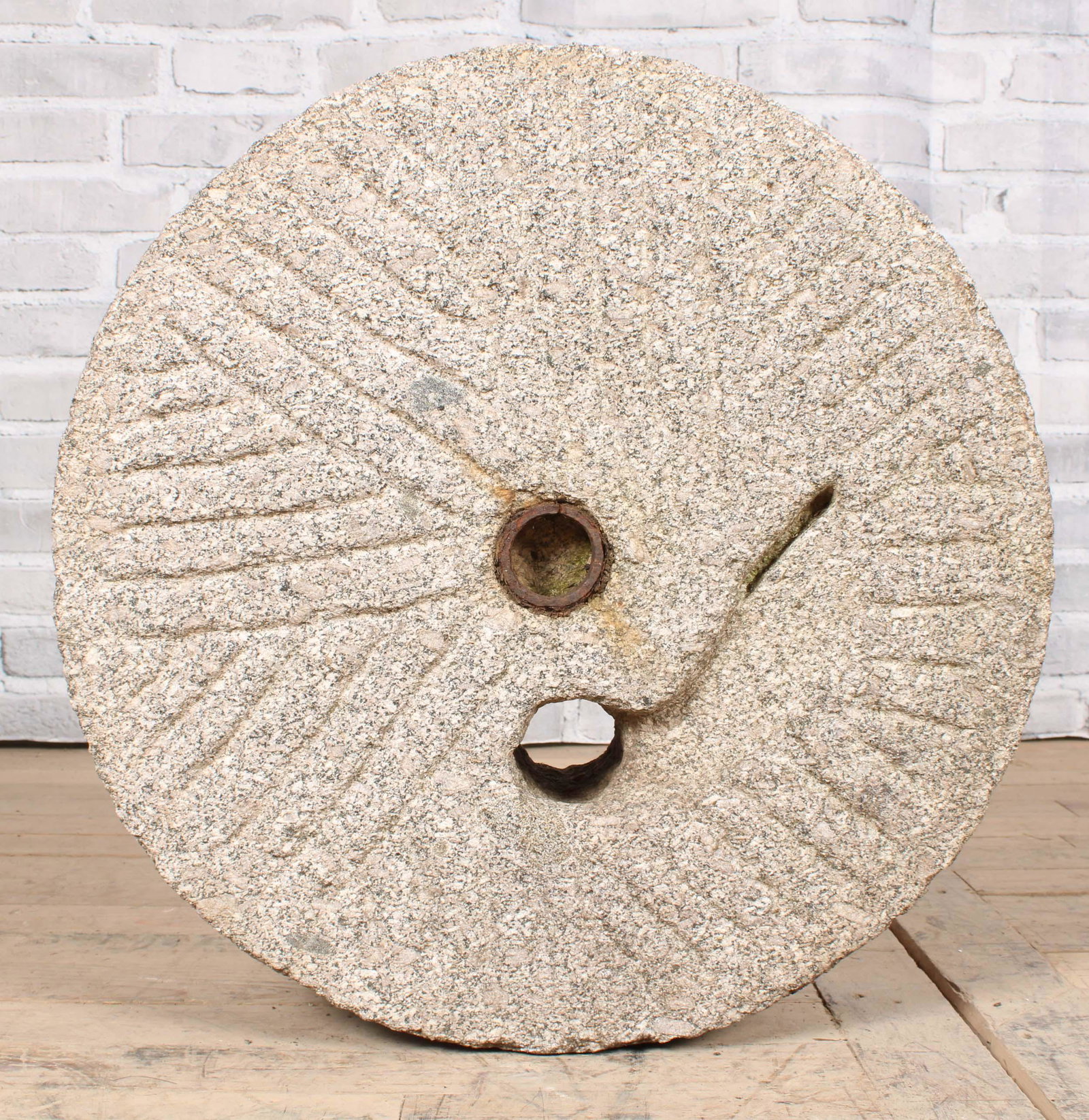 Antique Serrated Mill Stone (1 of 6)