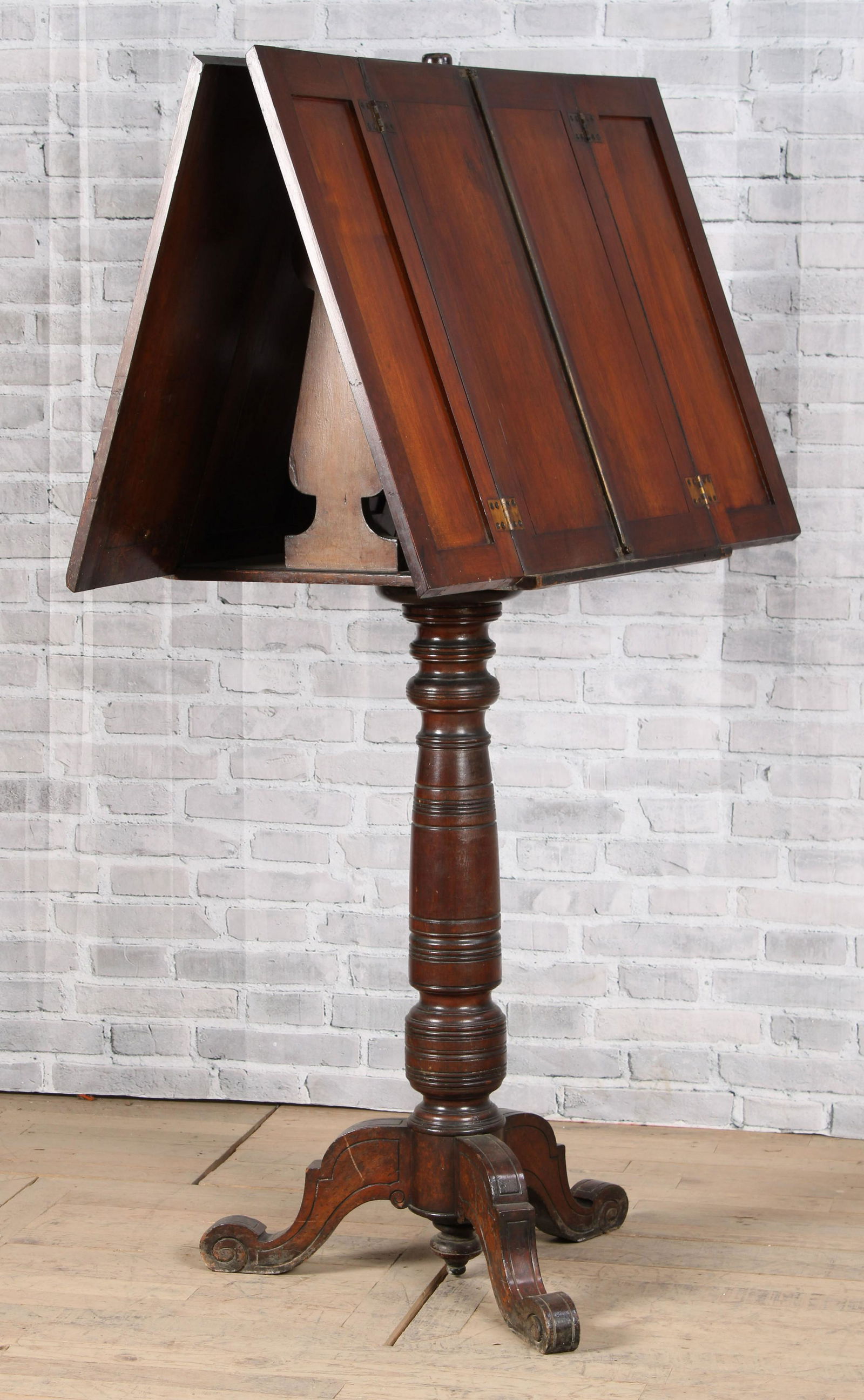 19th C Library Manuscript Folio Stand (1 of 11)