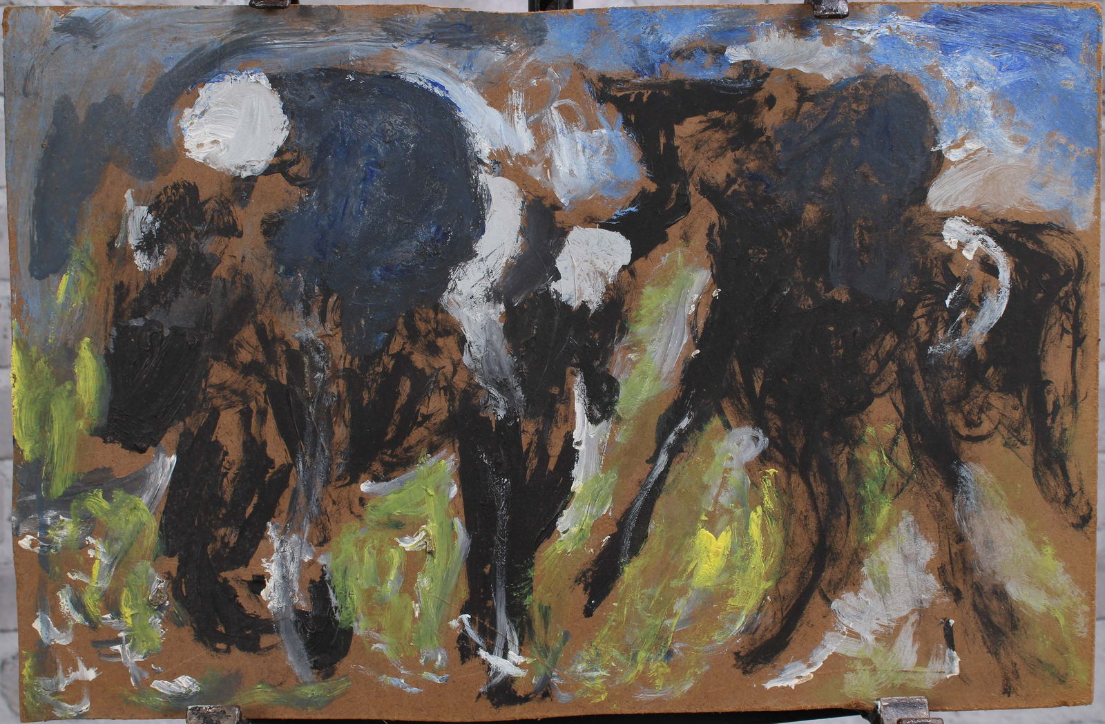 Justin McCarthy (20th C, Pennsylvania) Composition: Justin McCarthy (20th C, Pennsylvania) Composition. Derby Days. A once prolific Outsider Artist, Justin McCarthy's work is widely recognized and appreciated bycollectors of Naive, Art Brut and Outside